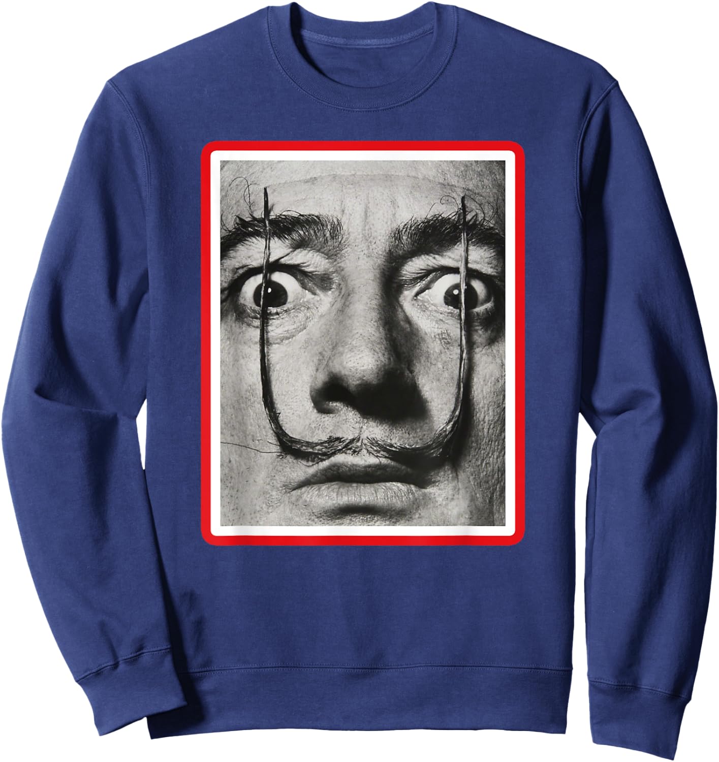 Famous Painting Illustration Sweatshirt - Sweatshirt | Navy