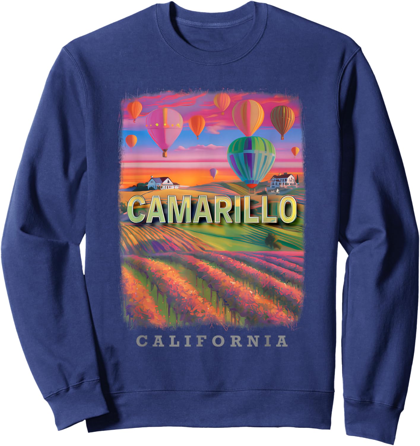 Camarillo California CA Countryside Charm SD399 Sweatshirt - Sweatshirt | Navy