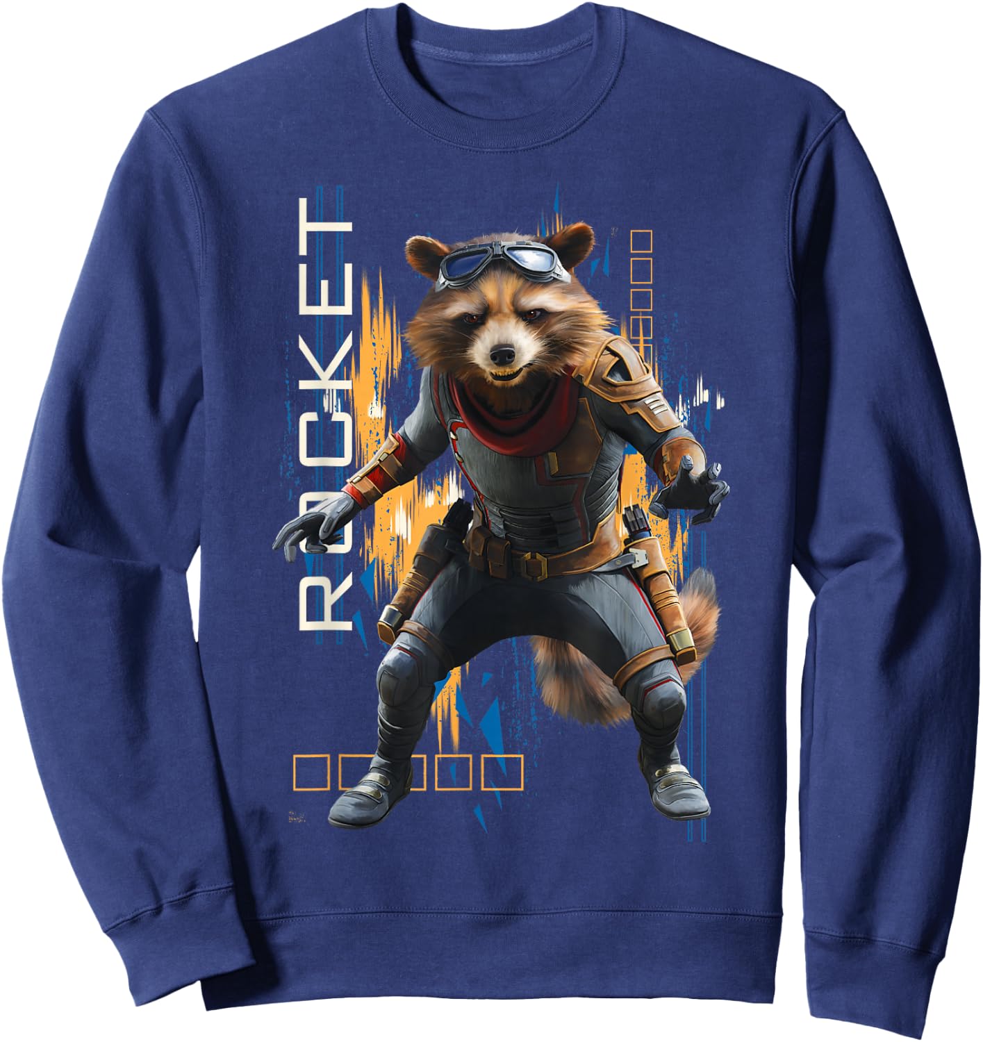 Marvel Avengers Endgame Rocket Action Pose Small Sweatshirt - Sweatshirt | Navy