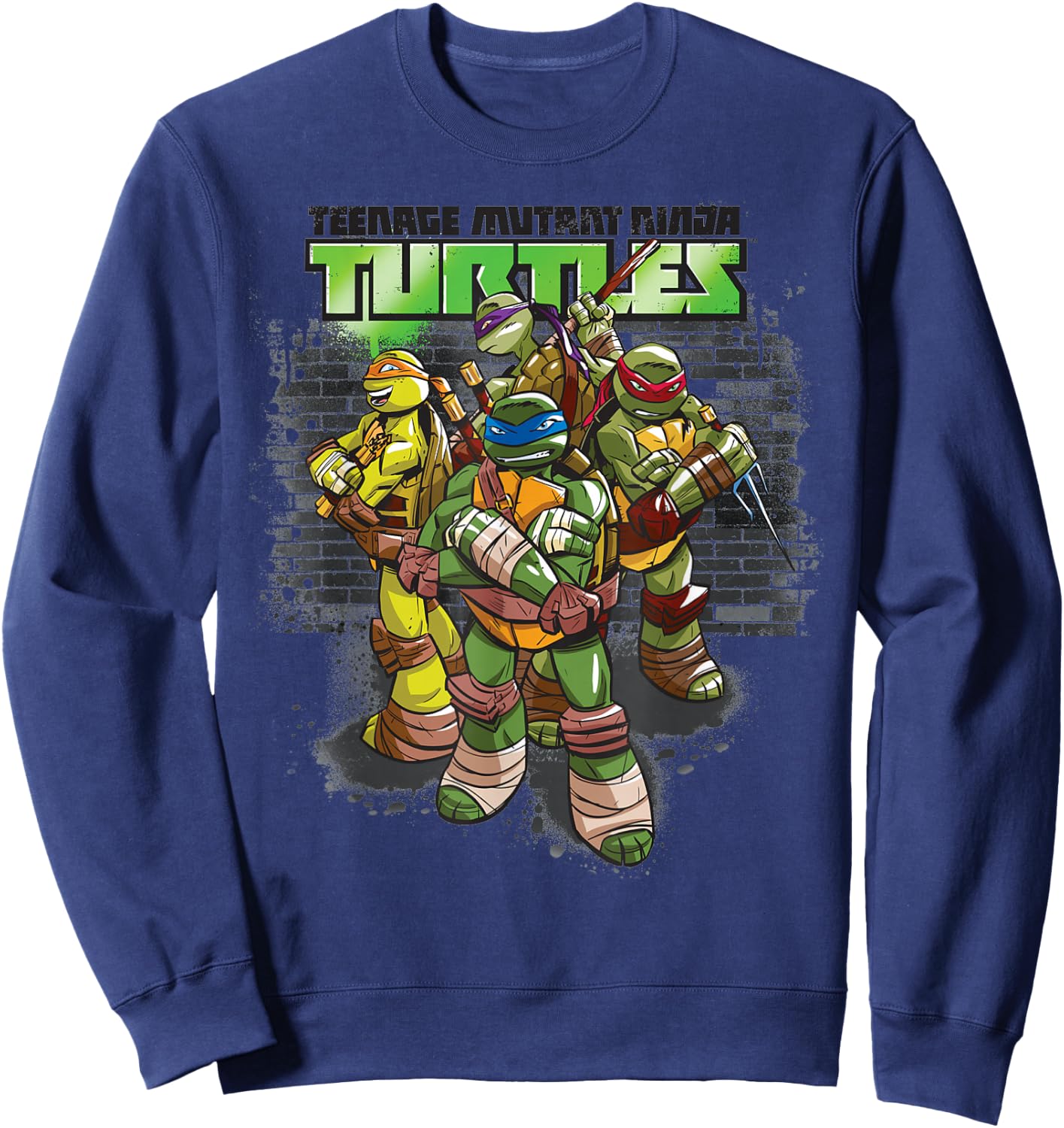 TMNT Turtle Stance Sweatshirt - Sweatshirt | Navy