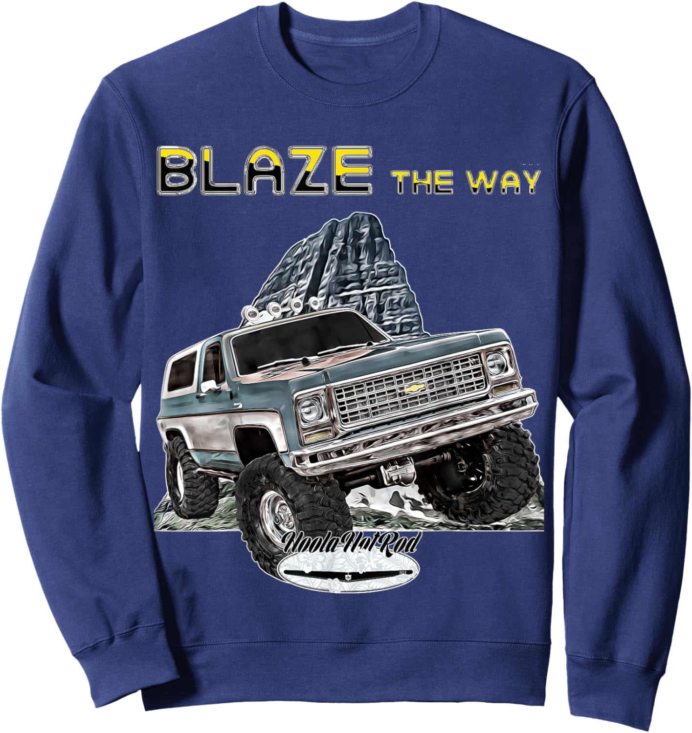 Blazer,Lifted Squarebody Truck,K5,Jimmy,Suburban,Silverado Sweatshirt - Sweatshirt | Navy