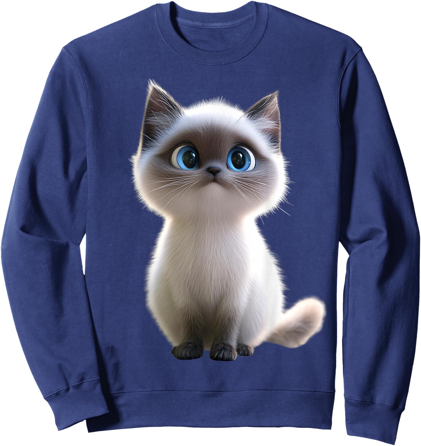 Ragdoll Cat Cat Mom Kitten Meow Cute Ragdoll Cats Sweatshirt - Sweatshirt | Navy
