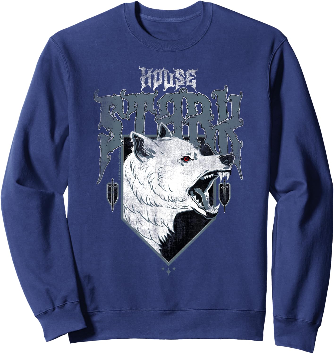 Game of Thrones House Stark Wolf Sweatshirt - Sweatshirt | Navy