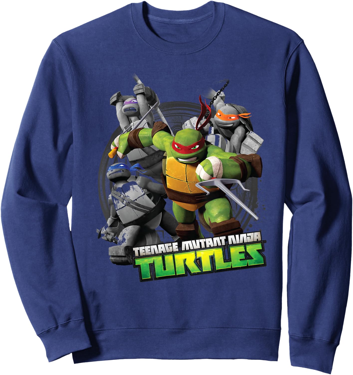 TMNT Ninja Group Shot Raphael Sweatshirt - Sweatshirt | Navy