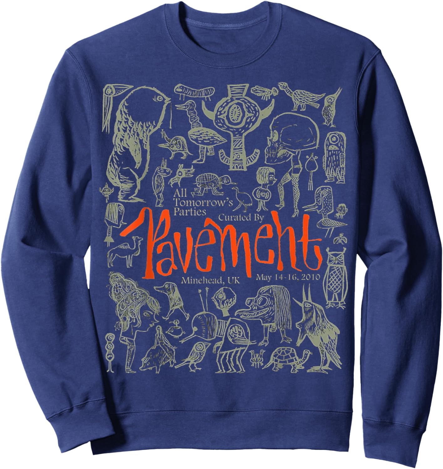 Cut Your Hair Pavement Sweatshirt - Sweatshirt | Navy
