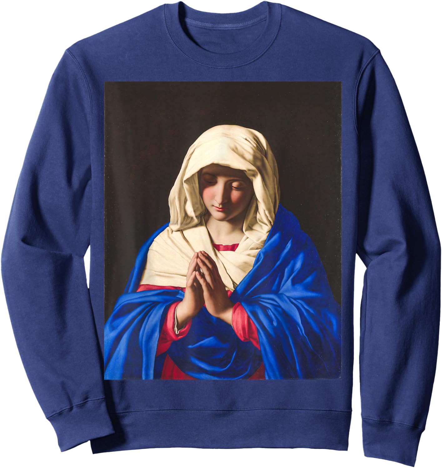 Mary, mother of Jesus Sweatshirt - Sweatshirt | Navy