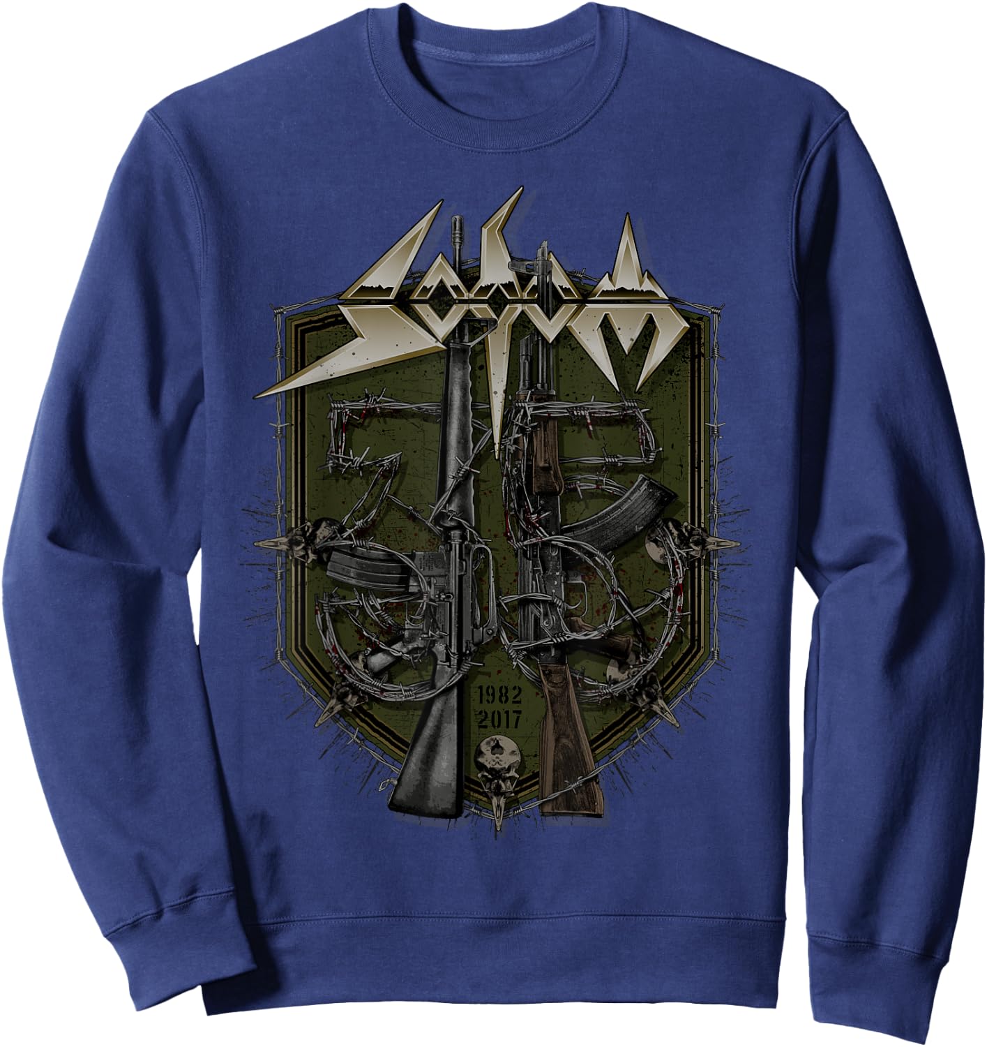 Sodom - 35 Years - Official Merchandise Sweatshirt - Sweatshirt | Navy