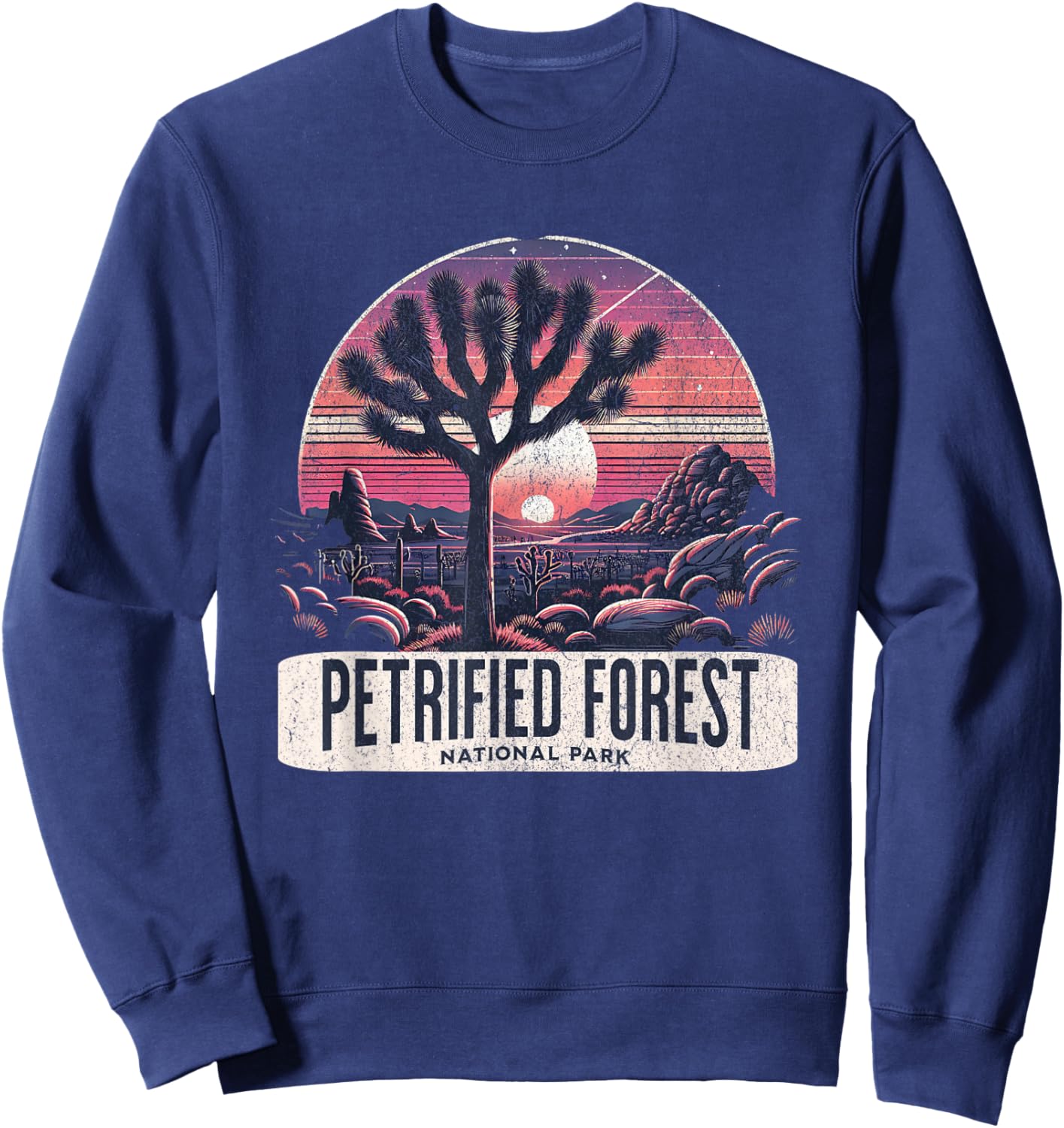 Petrified Forest National Park Sweatshirt - Sweatshirt | Navy