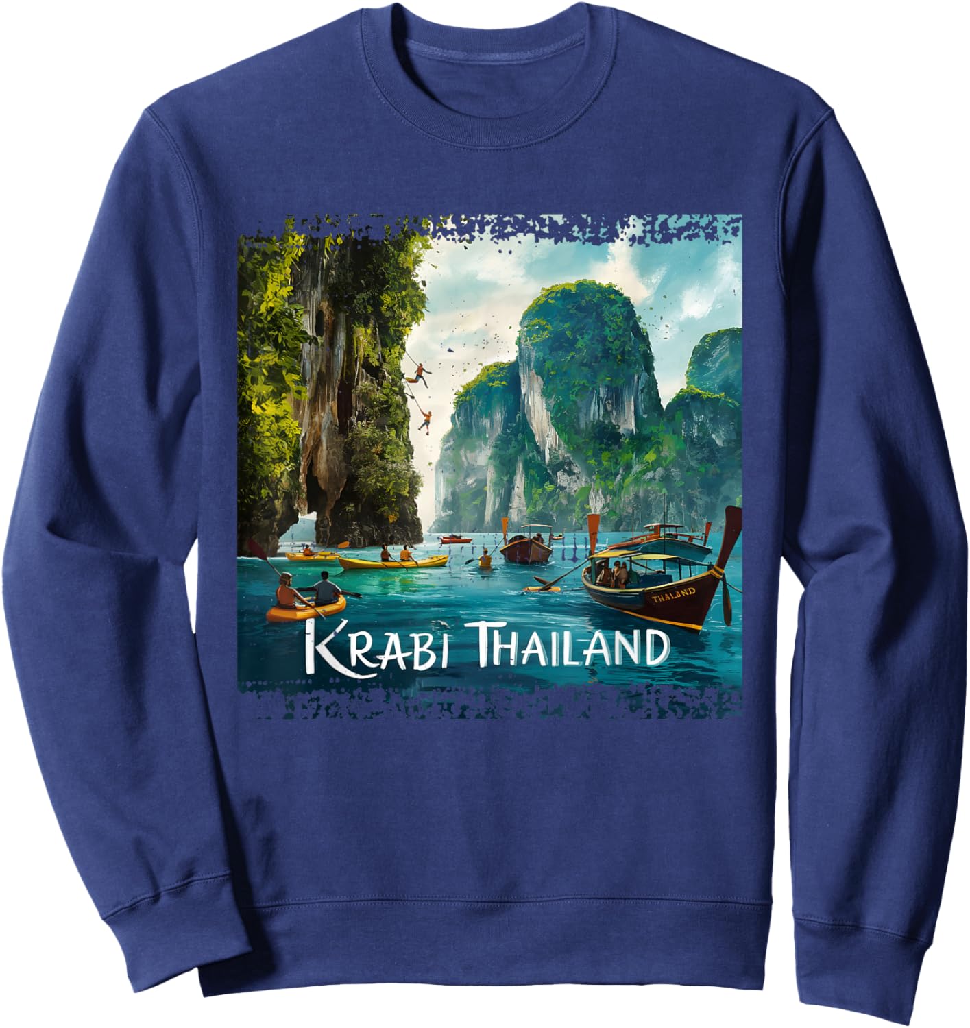Krabi Thailand Sweatshirt - Sweatshirt | Navy