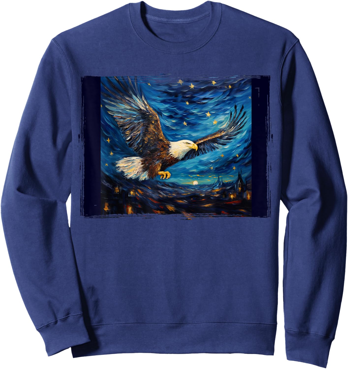 American Bald Eagle Sweatshirt - Sweatshirt | Navy