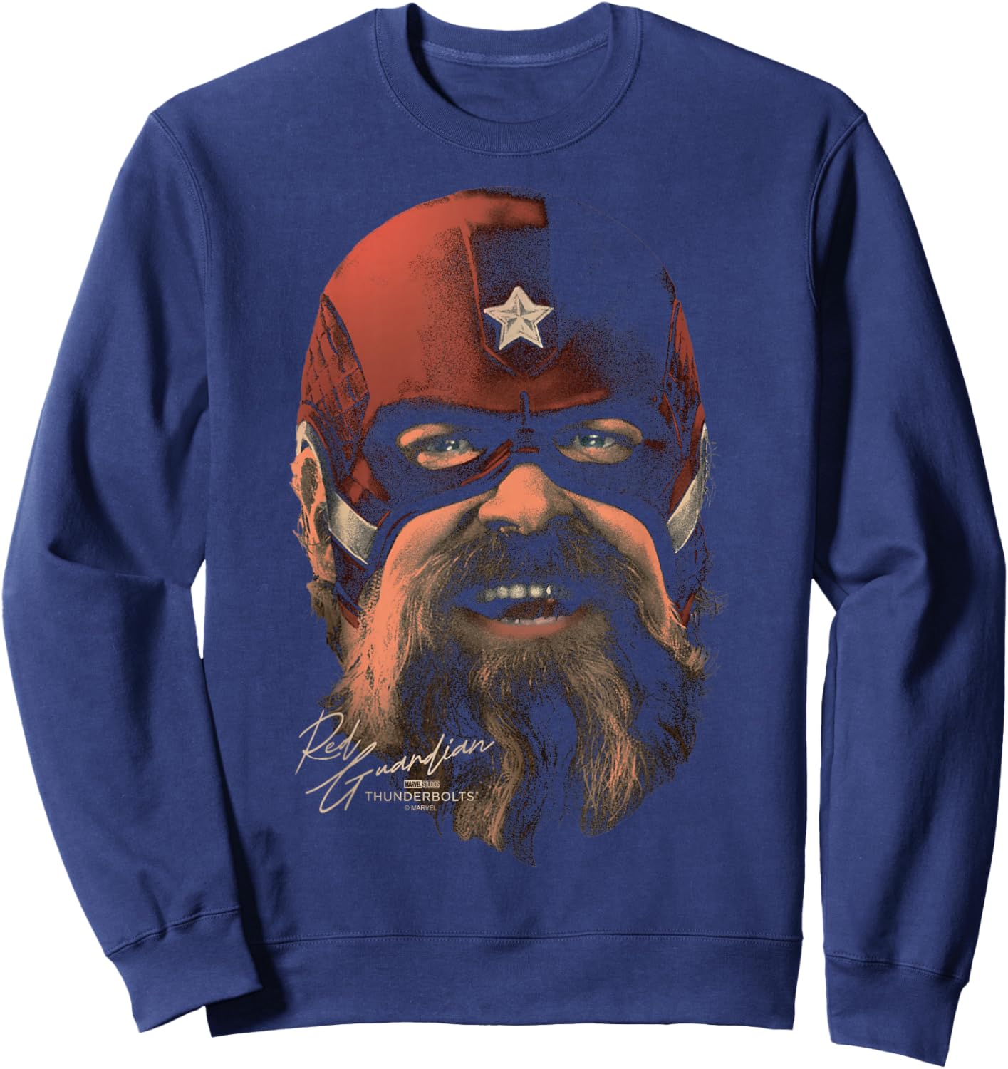 Marvel's Thunderbolts - Red Guardian Portrait Sweatshirt - Sweatshirt | Navy