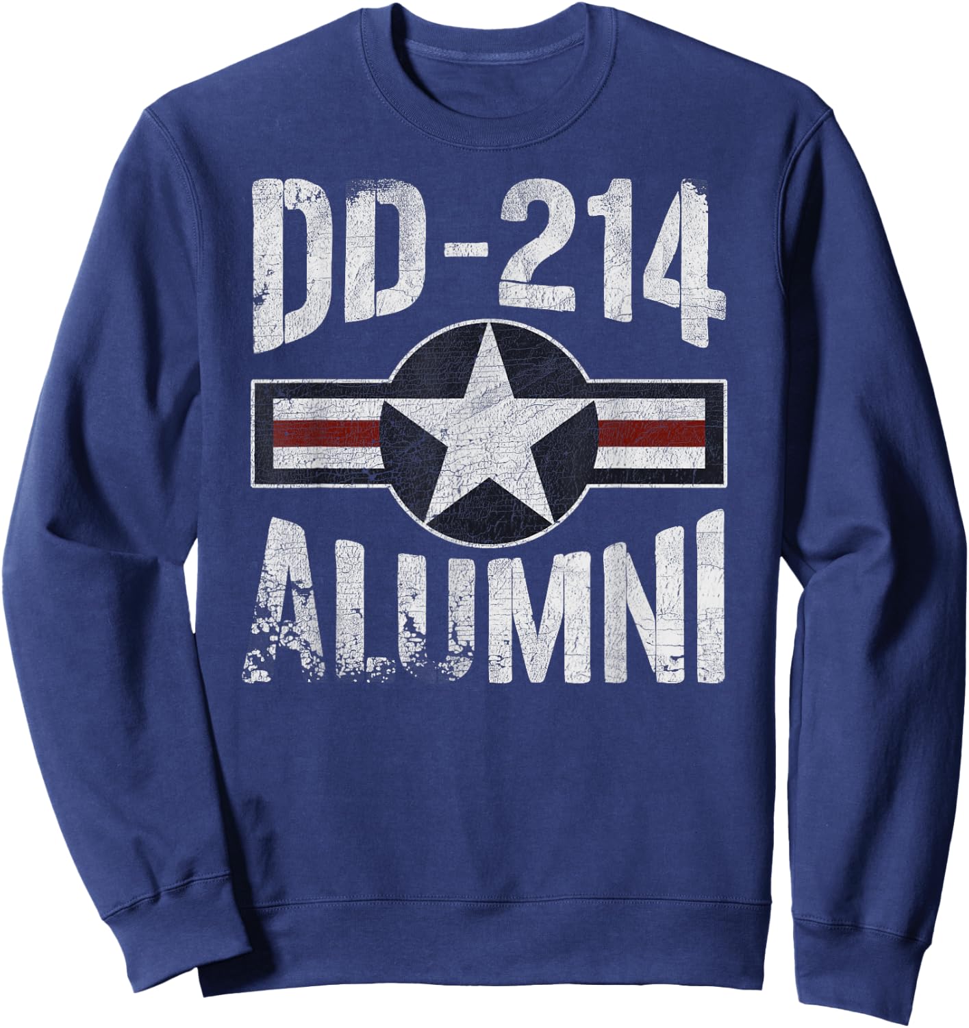 USAF Retired Shirt DD-214 Alumni US Airforce Retired Gift Sweatshirt - Sweatshirt | Navy