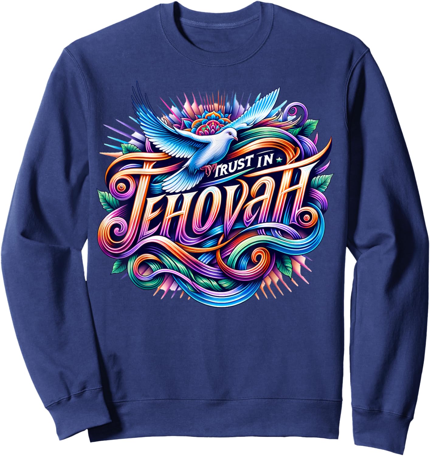 Jehovah's Witness Trust In Jehovah JW ORG JW Sweatshirt - Sweatshirt | Navy