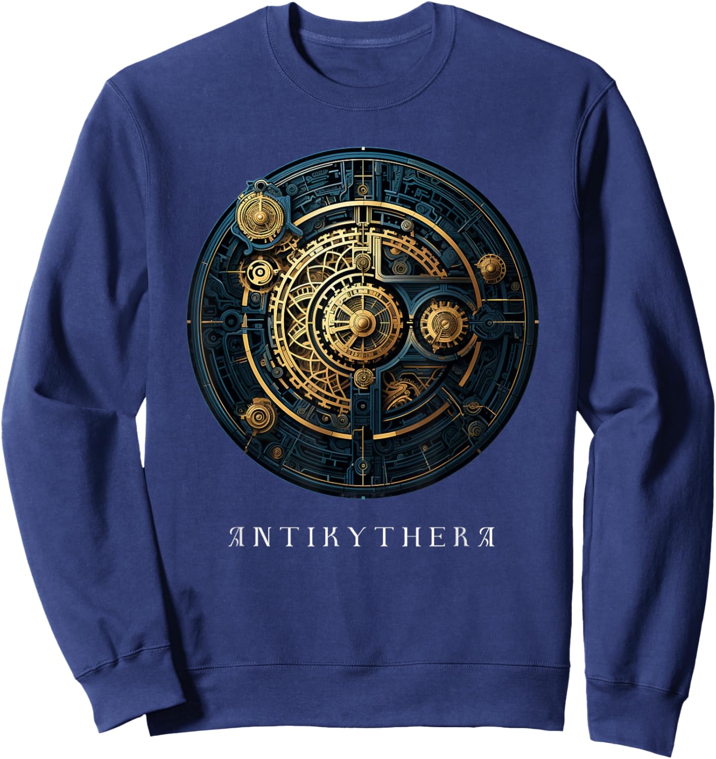Antikythera Mechanism Greek Computer Ancient Greece Sweatshirt - Sweatshirt | Navy