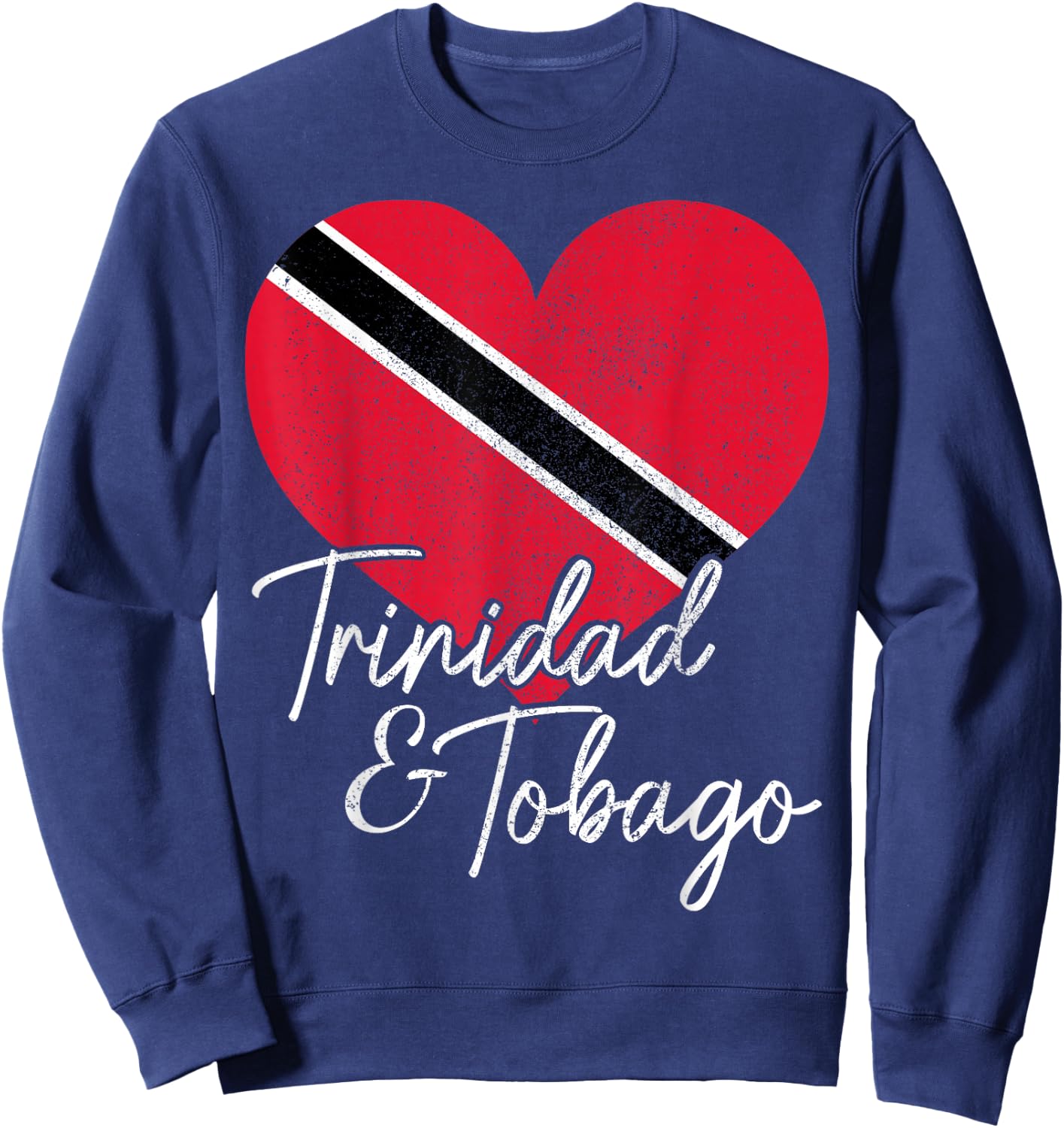 Trinidad & Tobago Flag Caribbean Souvenir Sweatshirt - Sweatshirt | Navy