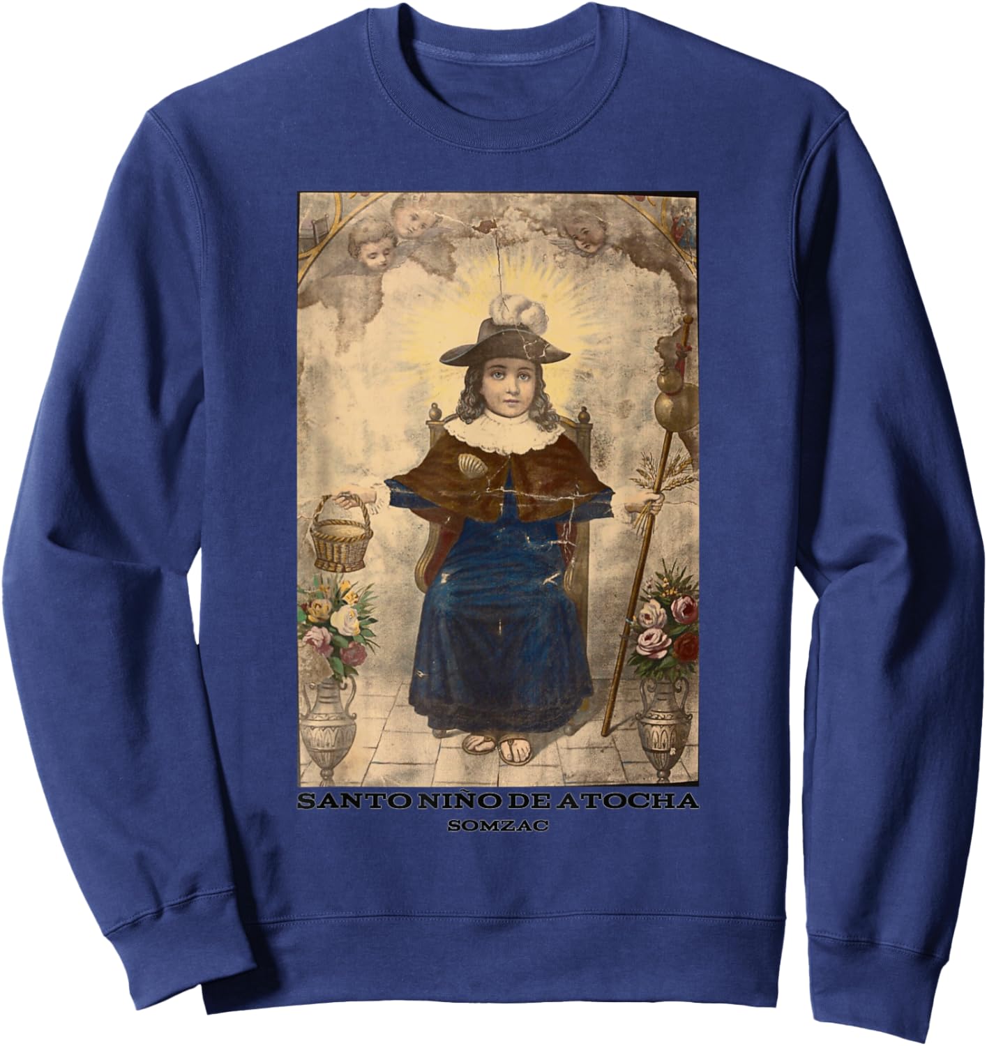 Santo Niño de Atocha, Santo Nino de Atocha Sweatshirt - Sweatshirt | Navy