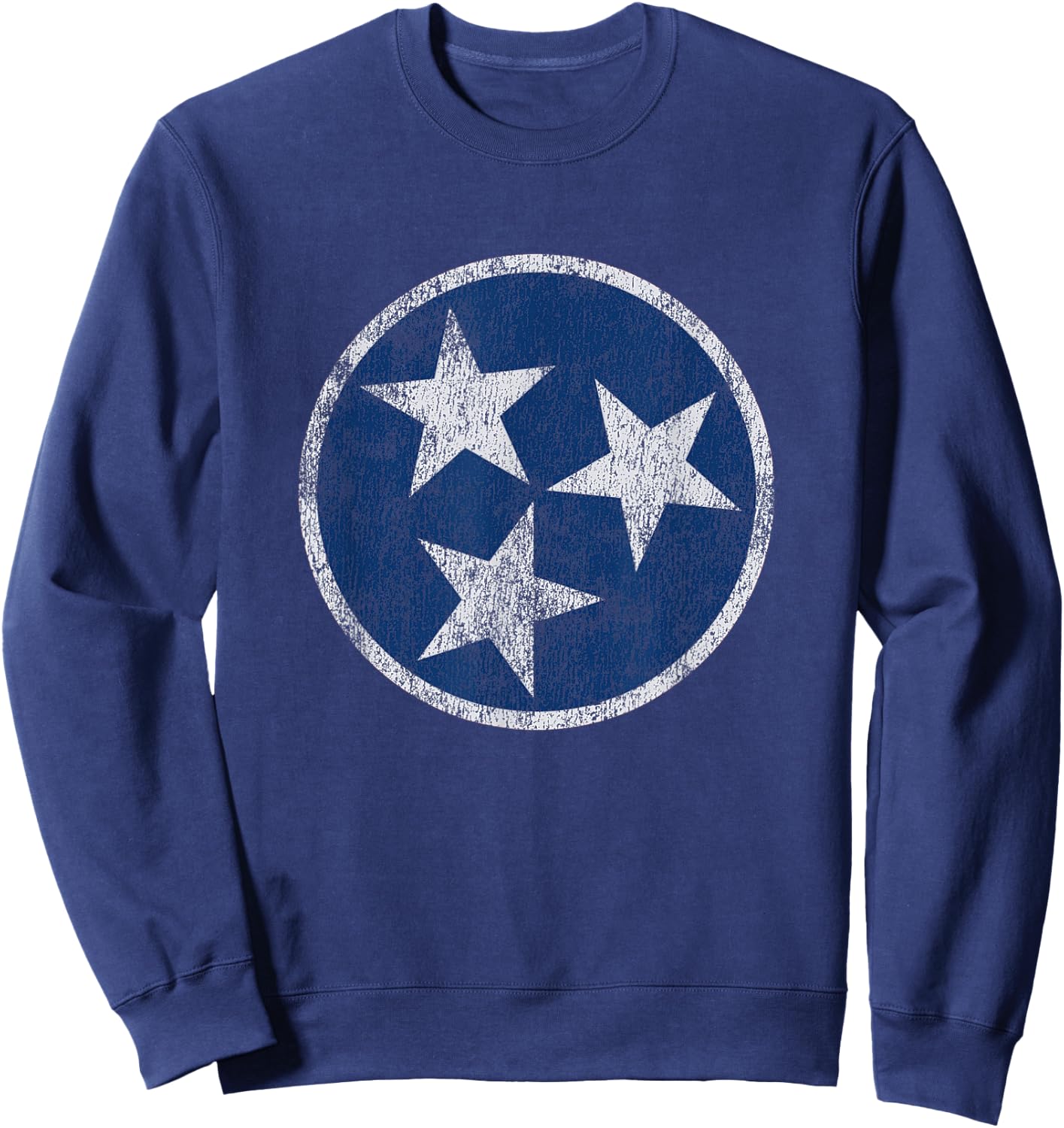 Vintage Tennessee Flag Men Women Retro TN Souvenir Sweatshirt - Sweatshirt | Navy