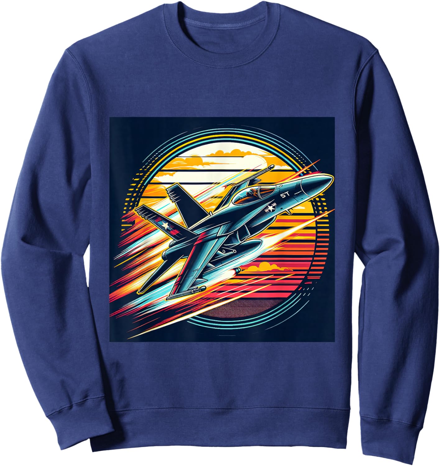 F18 F/A-18 Super Hornet Fighter Jet Naval Aviation Pilot Sweatshirt - Sweatshirt | Navy