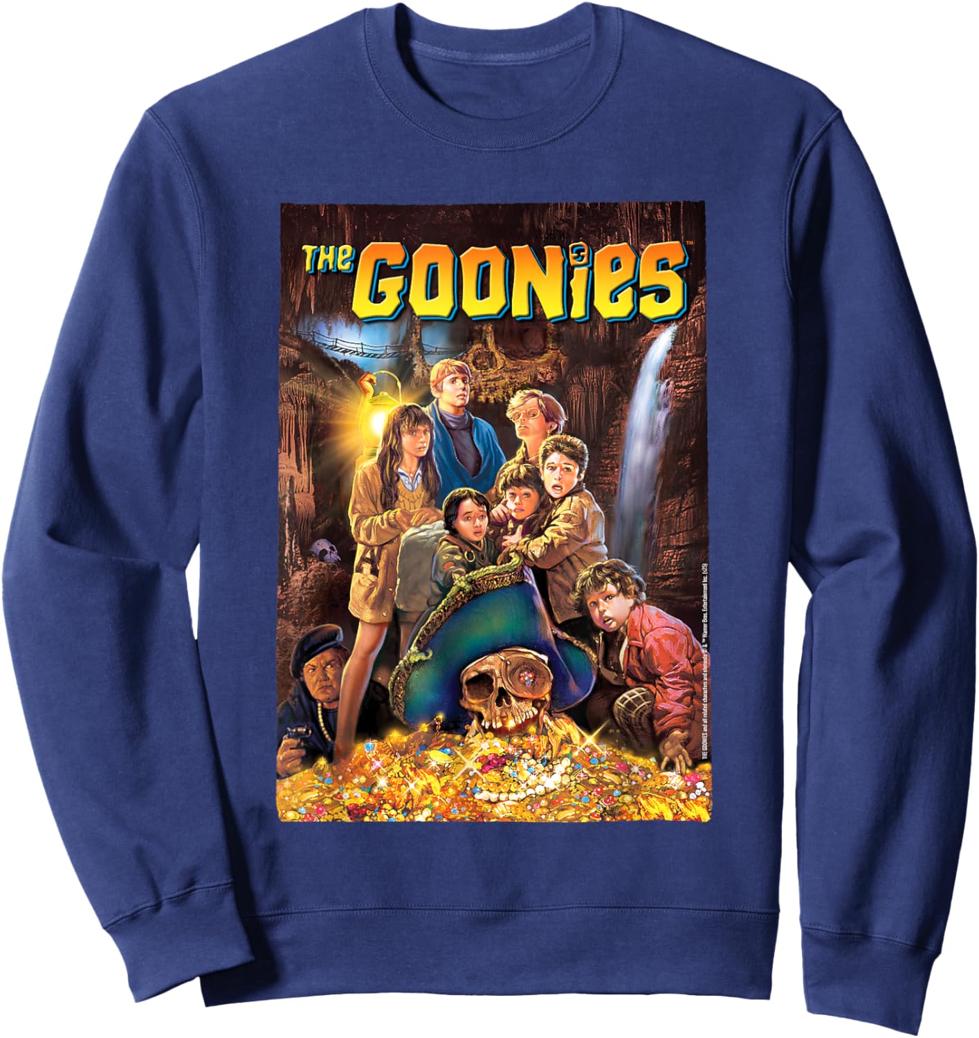 The Goonies Treasure Scene Sweatshirt - Sweatshirt | Navy