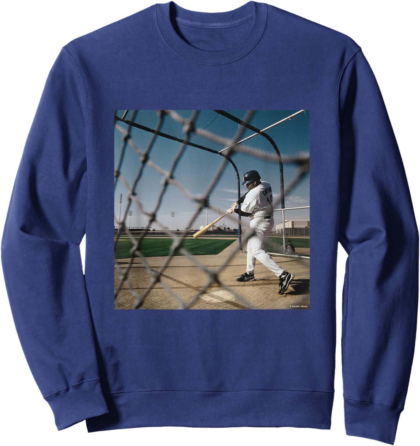 Tony Gwynn Mr Padre San Diego Padres MLB by Michael Grecco Sweatshirt - Sweatshirt | Navy