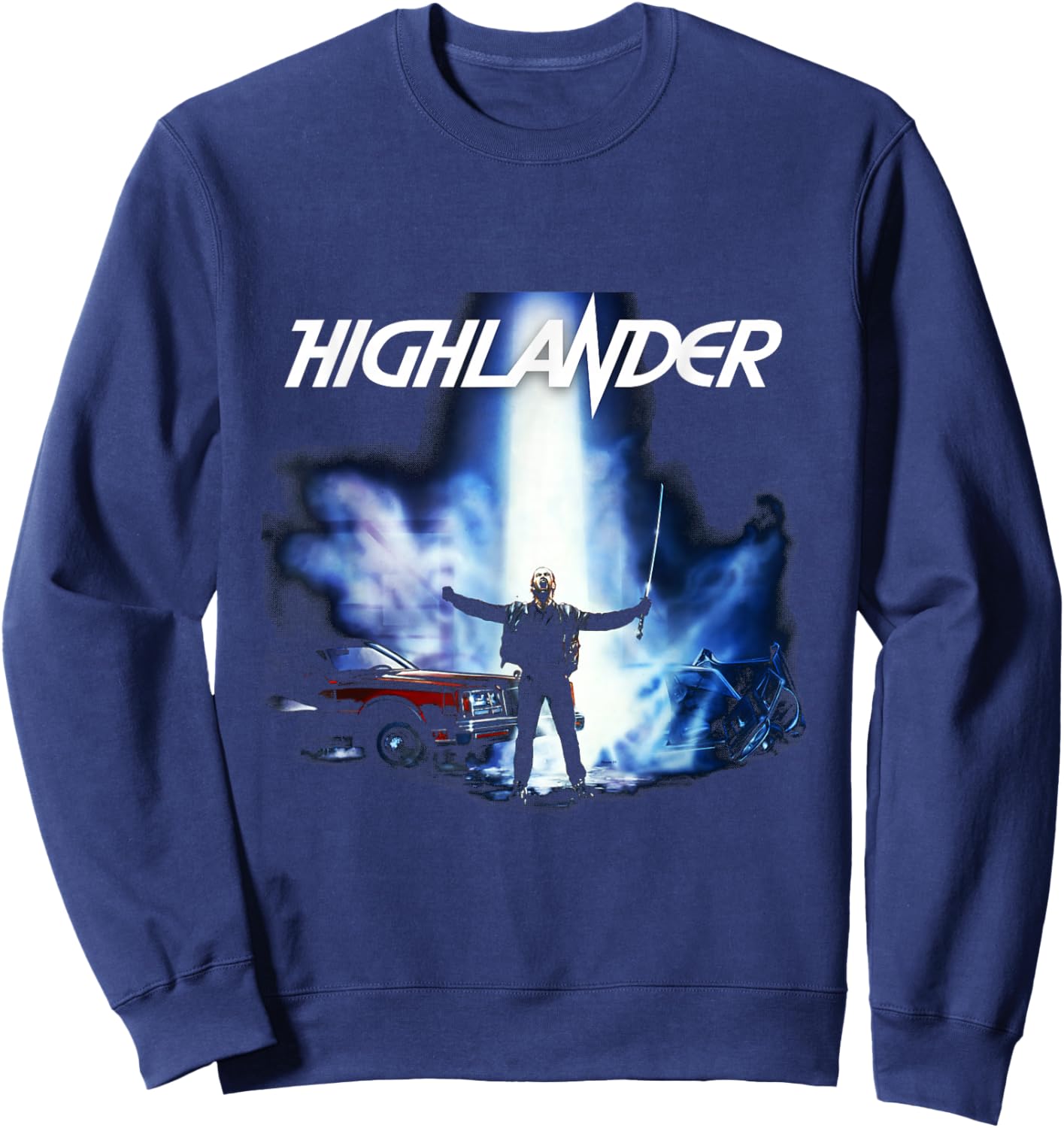 Highlander 1986 Helden des Alltags Vatertag Sweatshirt - Sweatshirt | Navy