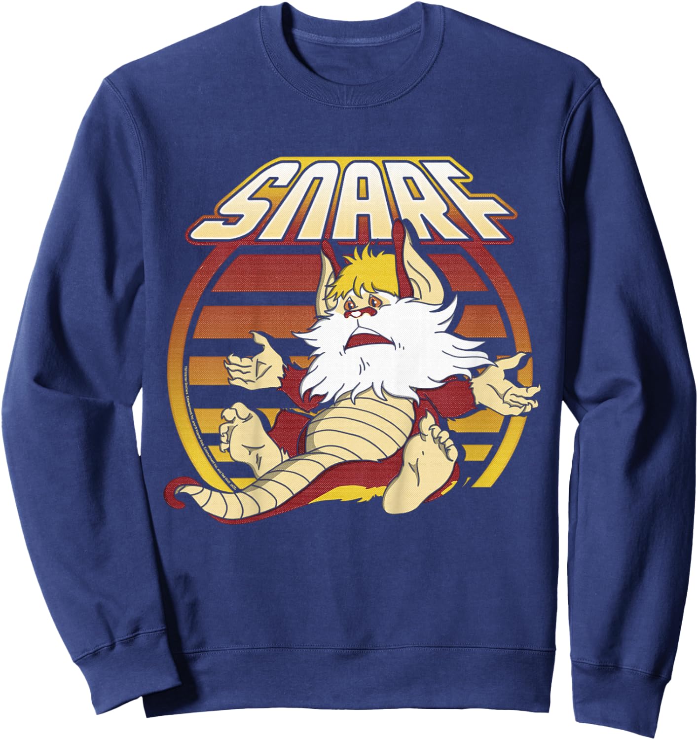 Kids ThunderCats Snarf Retro Sunset Portrait Sweatshirt - Sweatshirt | Navy