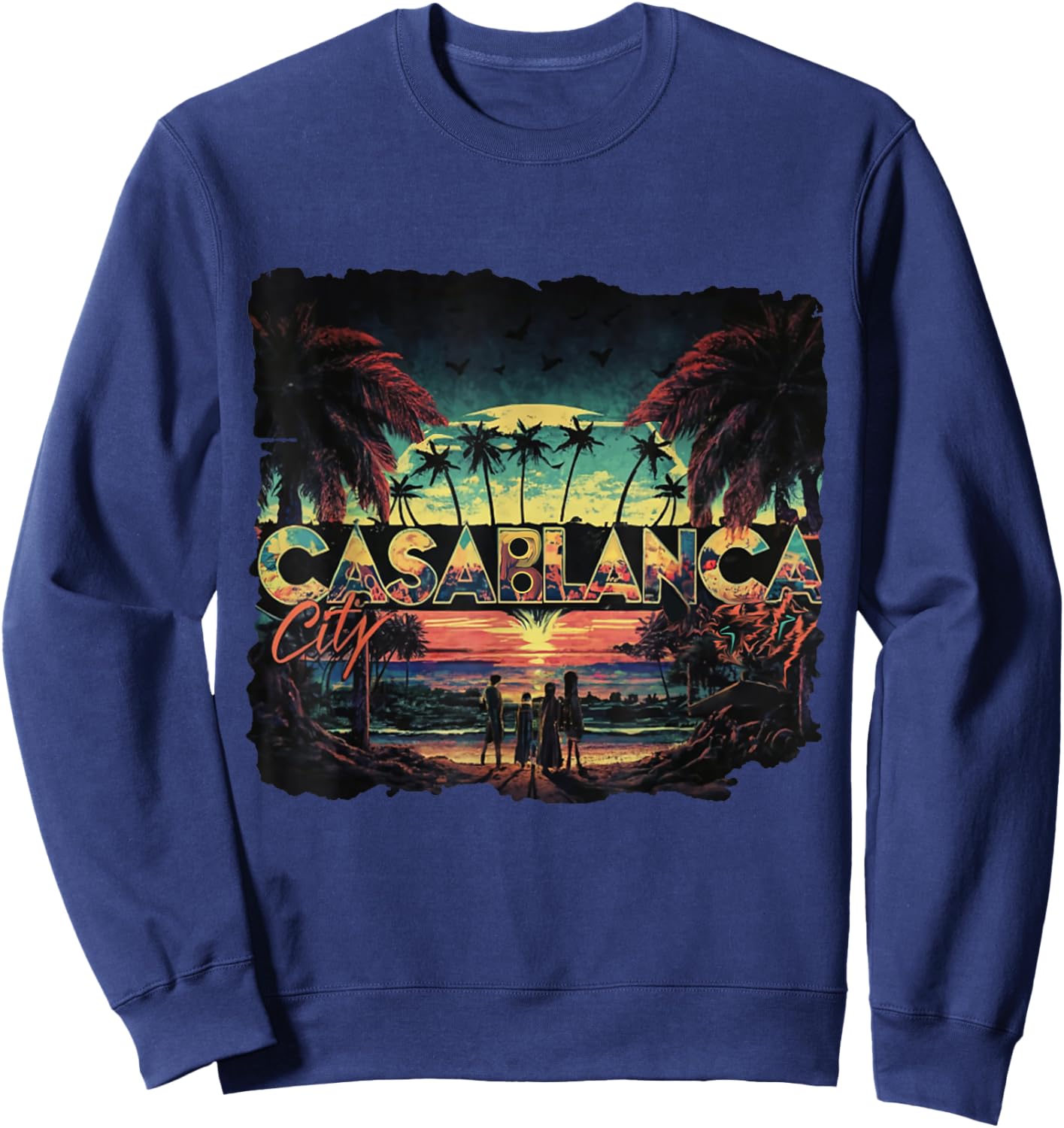 Casablanca Morocco Sweatshirt - Sweatshirt | Navy