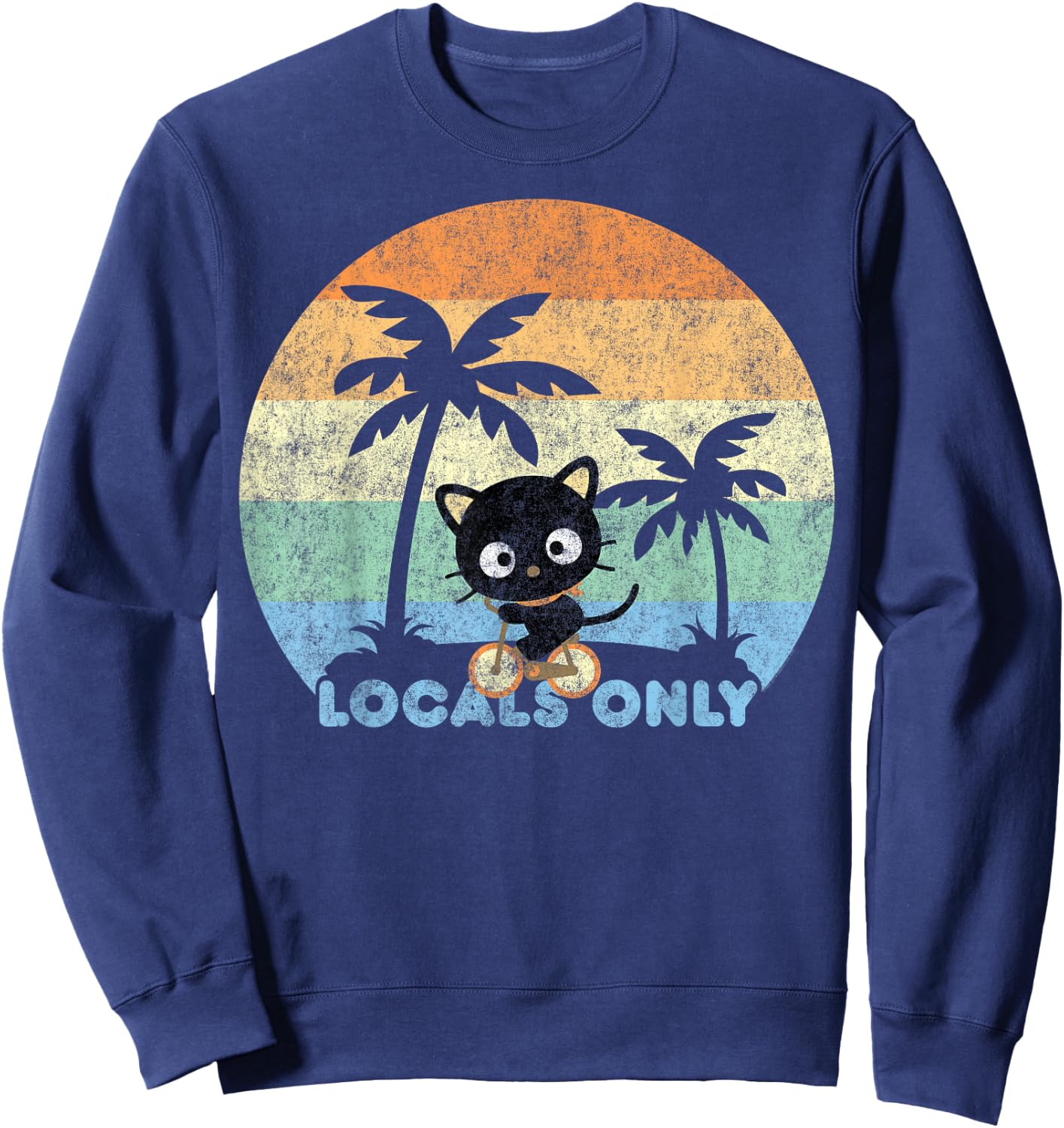 Chococat Locals Only Sweatshirt - Sweatshirt | Navy