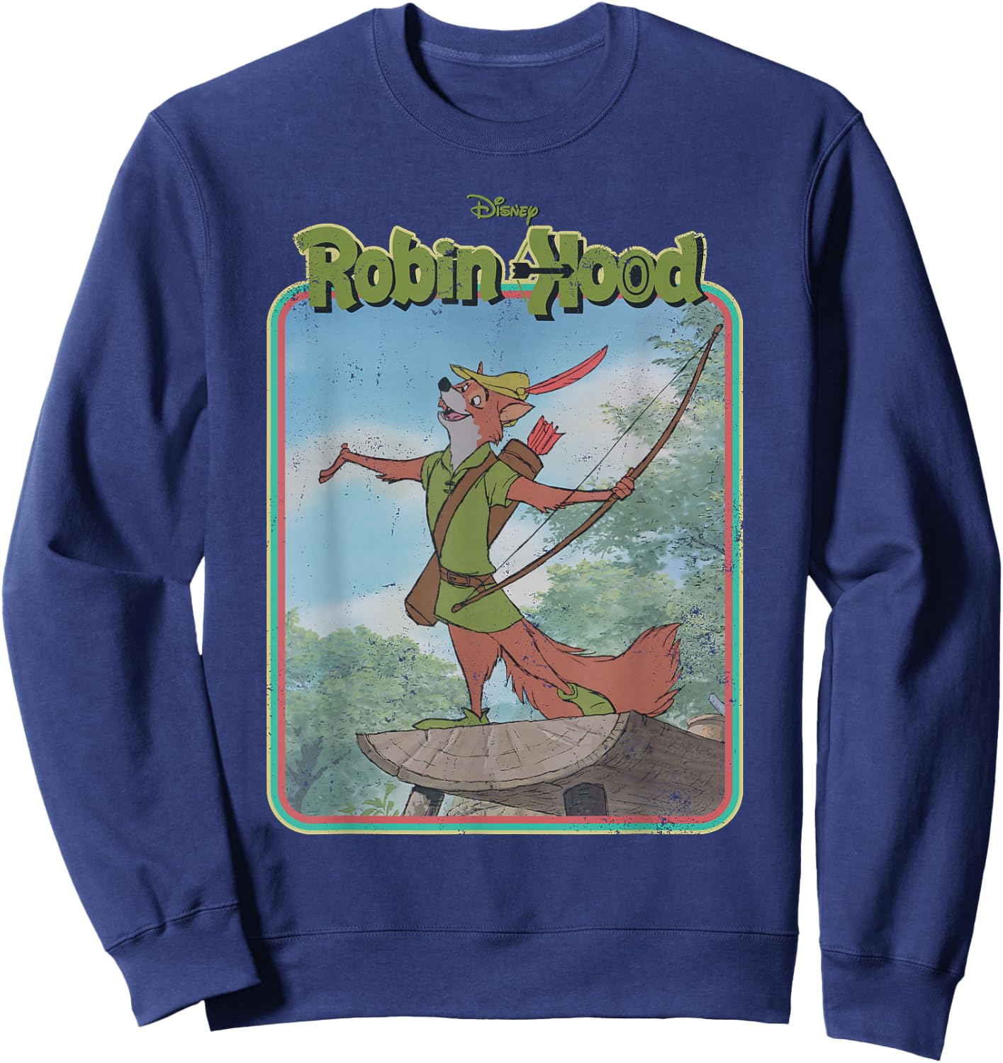 Disney Robin Hood Retro Sweatshirt - Sweatshirt | Navy