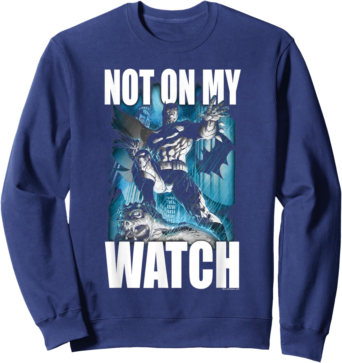 Batman Not On My Watch Sweatshirt - Sweatshirt | Navy