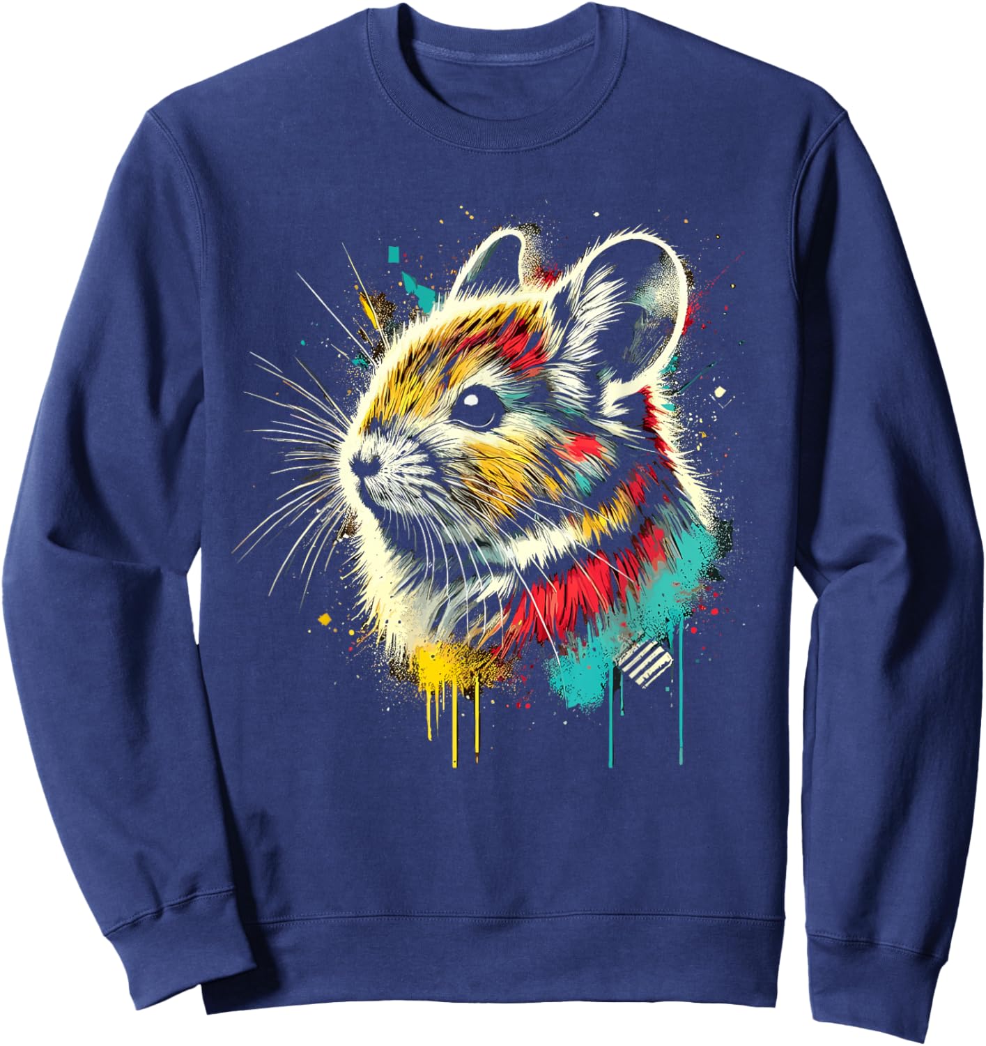 Adorable American Pika Habitat And Conservation Design Sweatshirt - Sweatshirt | Navy