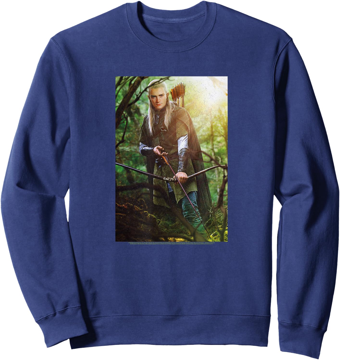 The Lord Of The Rings Legolas In The Dark Forest Sweatshirt - Sweatshirt | Navy