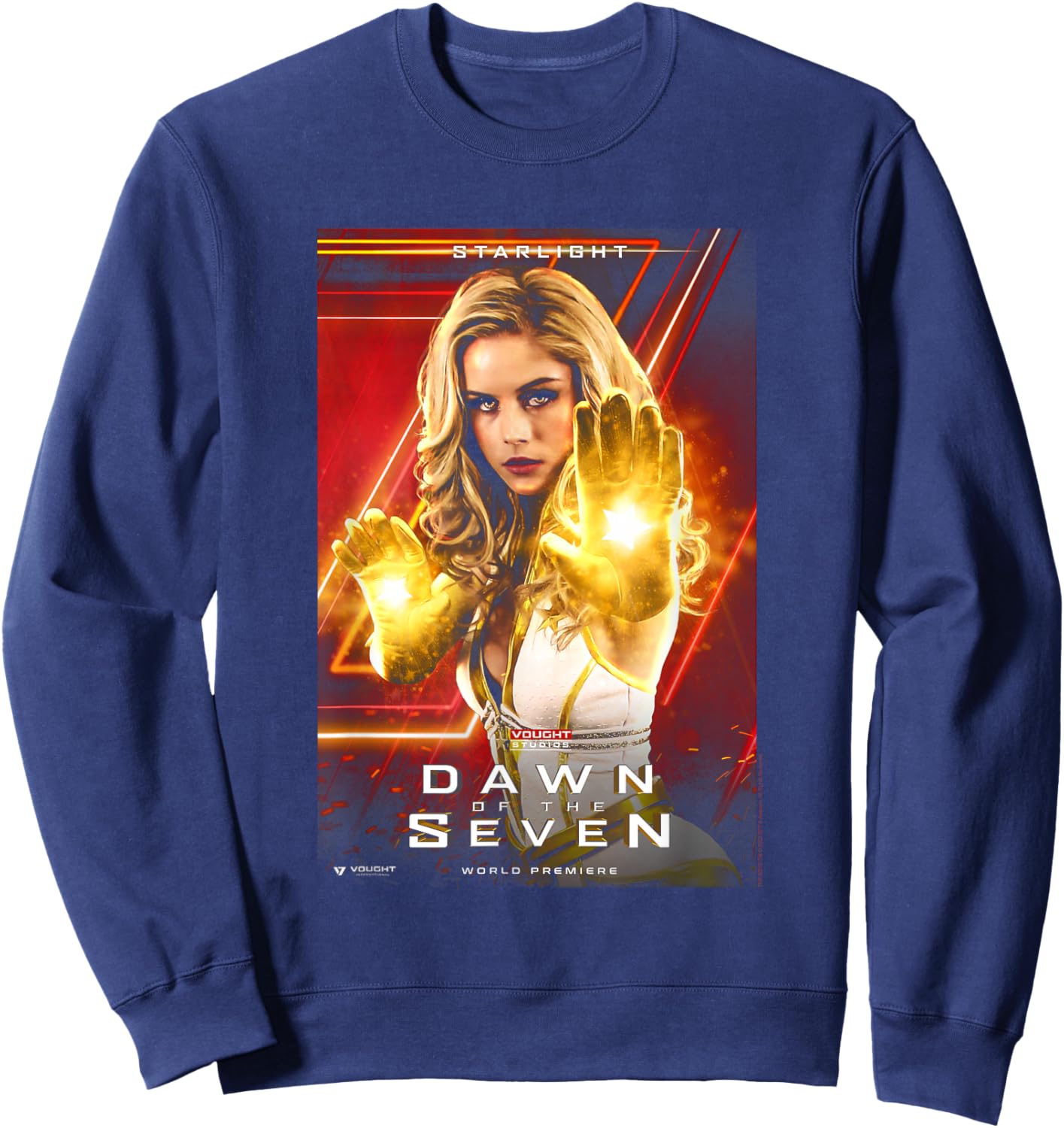 The Boys Starlight Vought Poster Sweatshirt - Sweatshirt | Navy