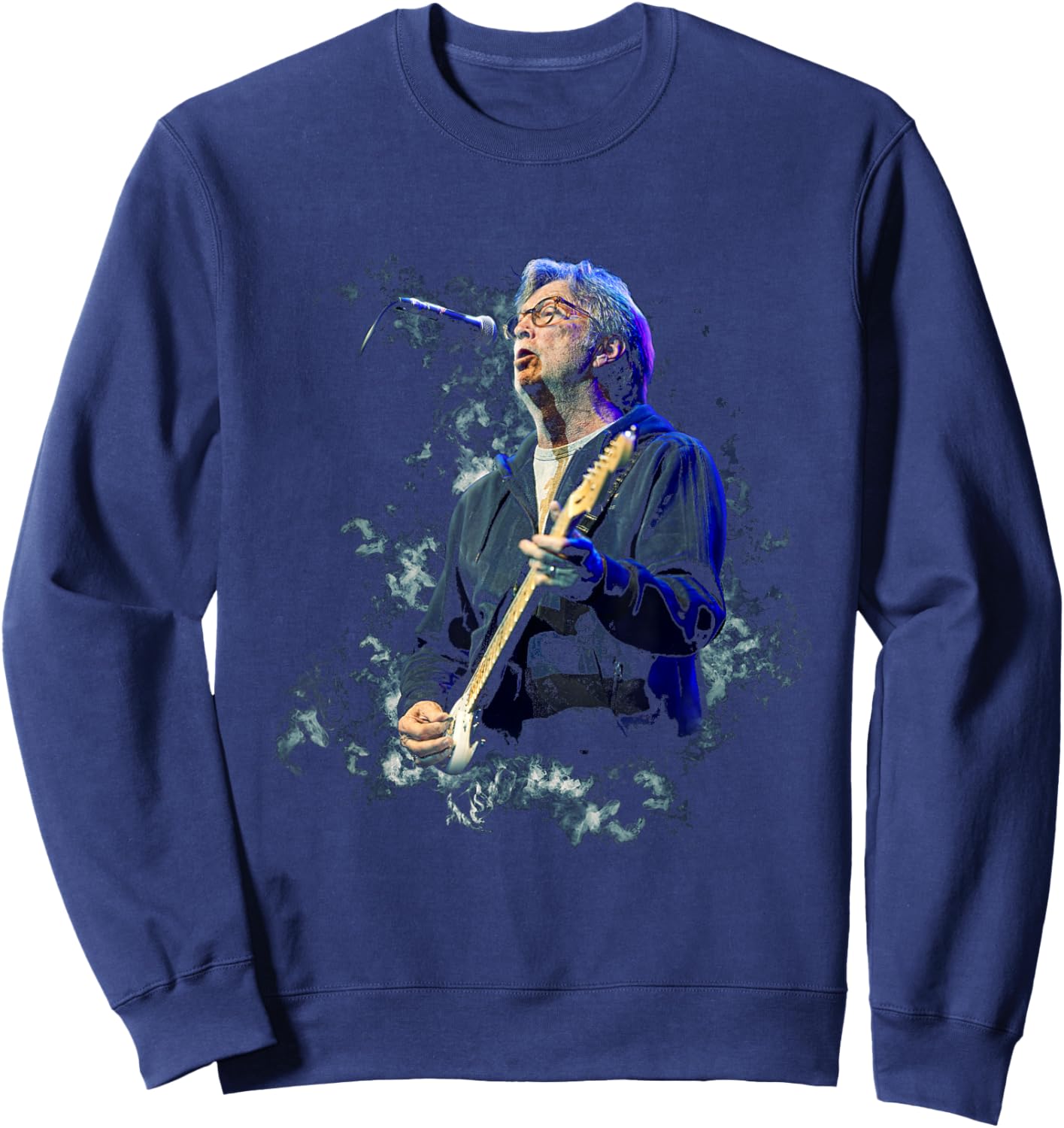 Eric Clapton at Paul Jones Charity Concert 2018 , Black, S Sweatshirt - Sweatshirt | Navy