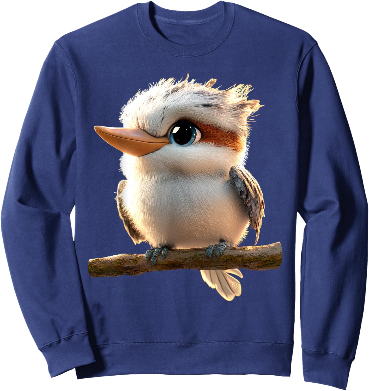 Kookaburra Bird Australien Birds Cute Laughing Kookaburra Sweatshirt - Sweatshirt | Navy