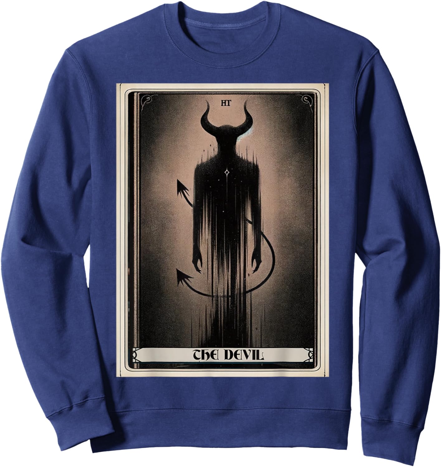 Tarot Card The Devil Sweatshirt - Sweatshirt | Navy