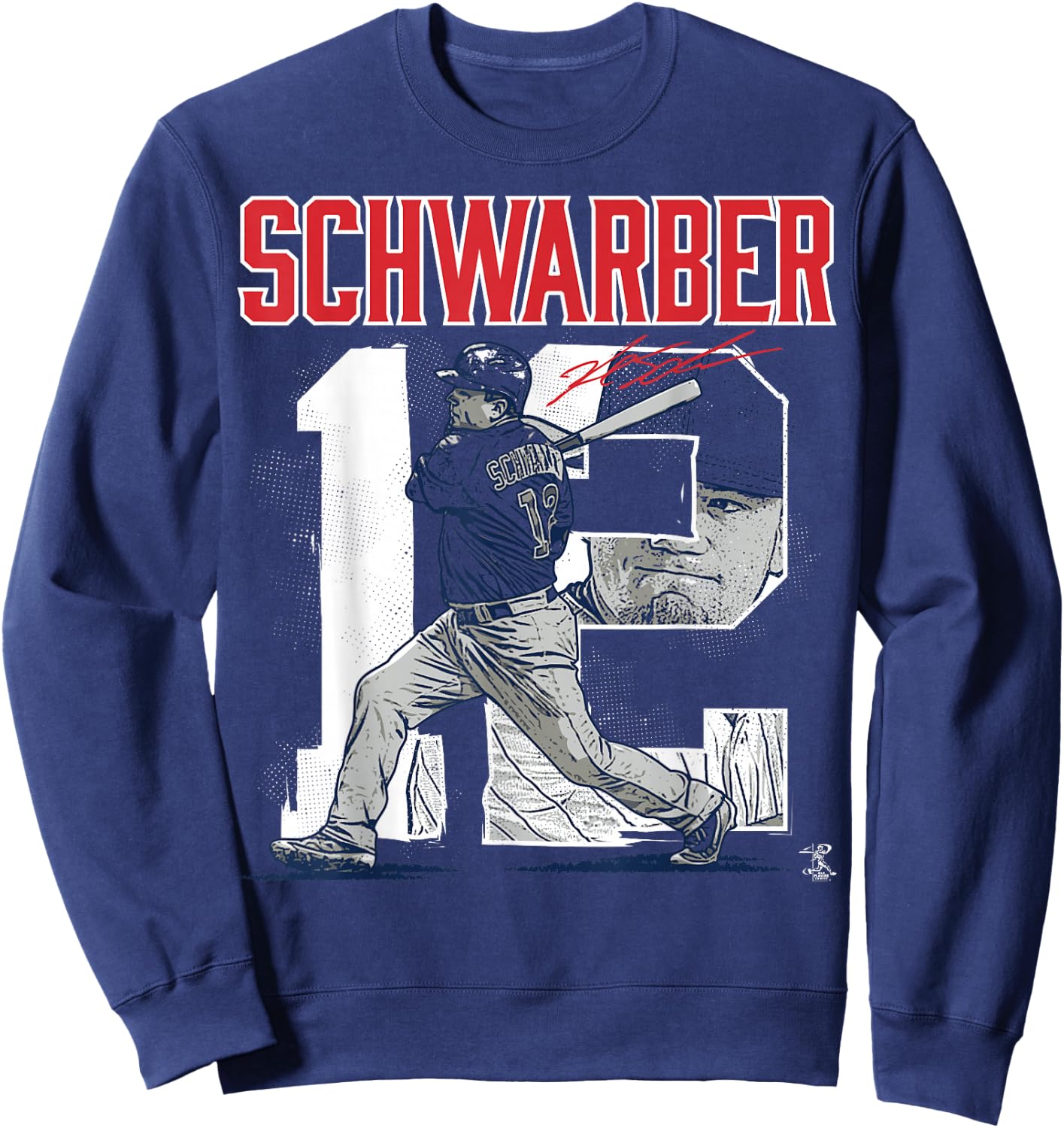 Kyle Schwarber Player Number - Apparel Sweatshirt - Sweatshirt | Navy