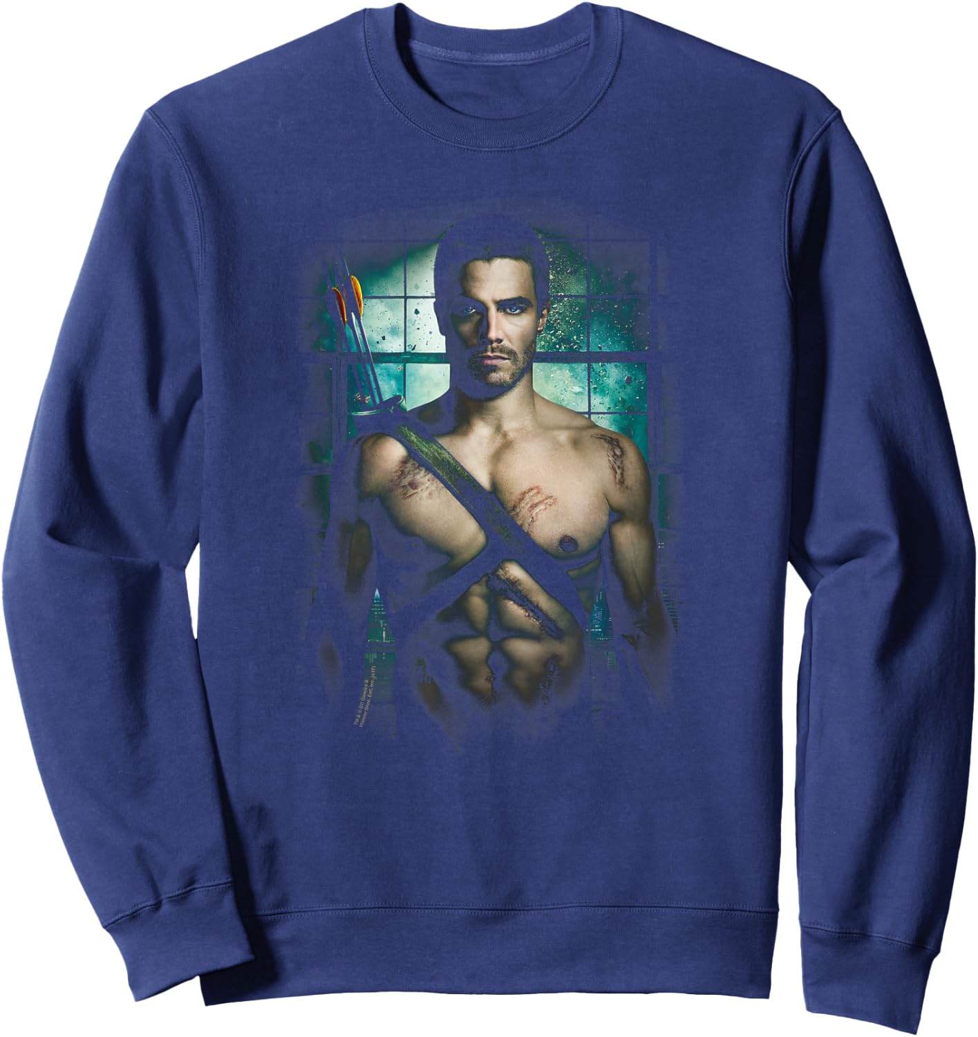 Arrow TV Series Shirtless Sweatshirt - Sweatshirt | Navy