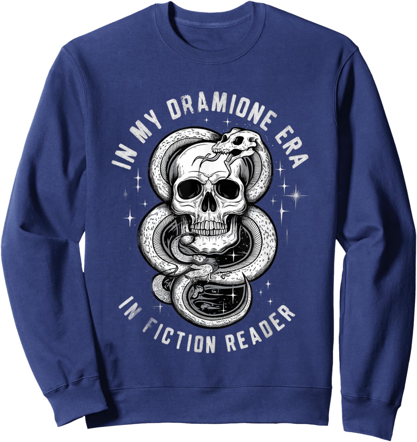 In My Dramione Era Fanfiction Writer Author Bookworm Sweatshirt - Sweatshirt | Navy