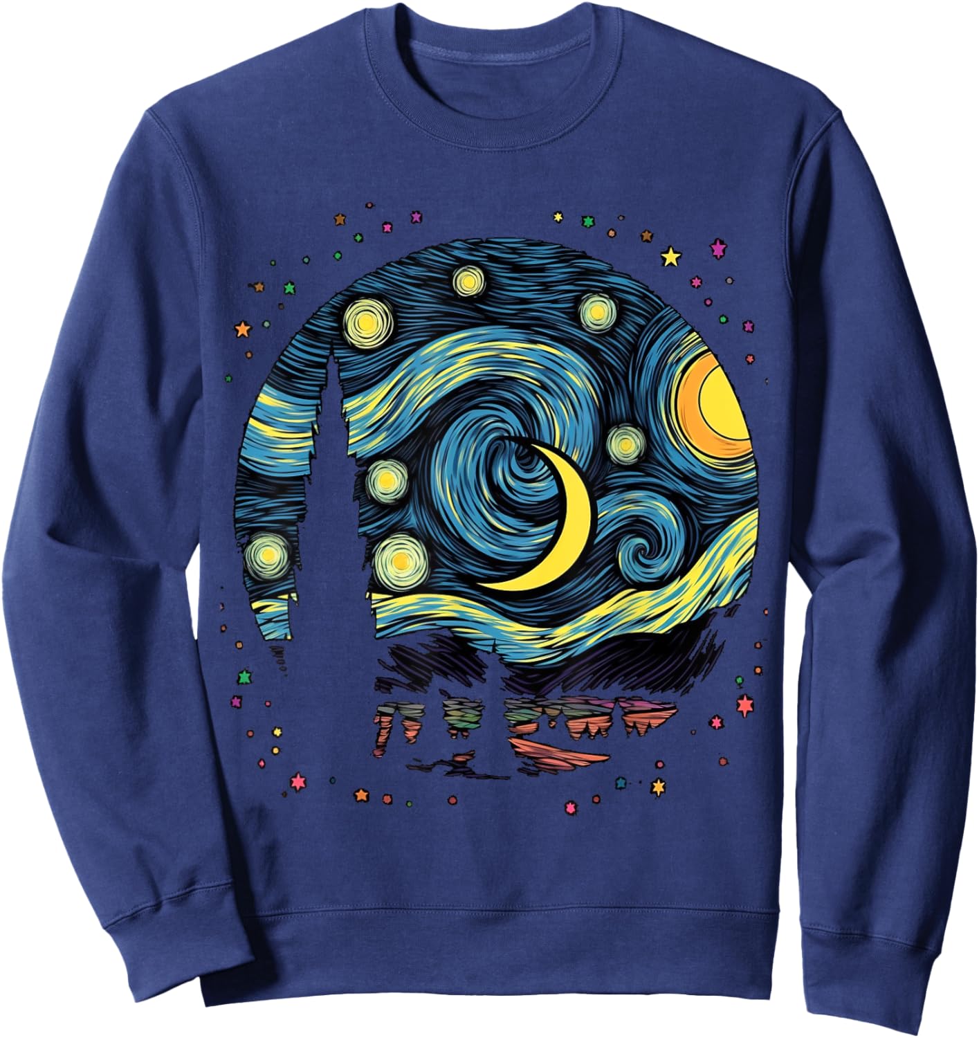Galaxy Whispers Sweatshirt - Sweatshirt | Navy