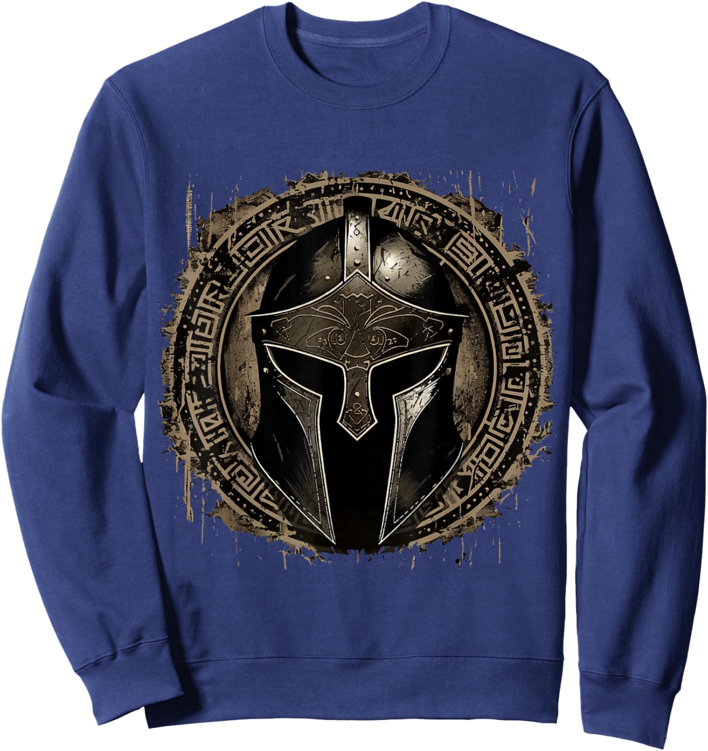 Sparta Spartanischer Kämpfer Helm Leonidas Spartaner Herren Sweatshirt - Sweatshirt | Navy