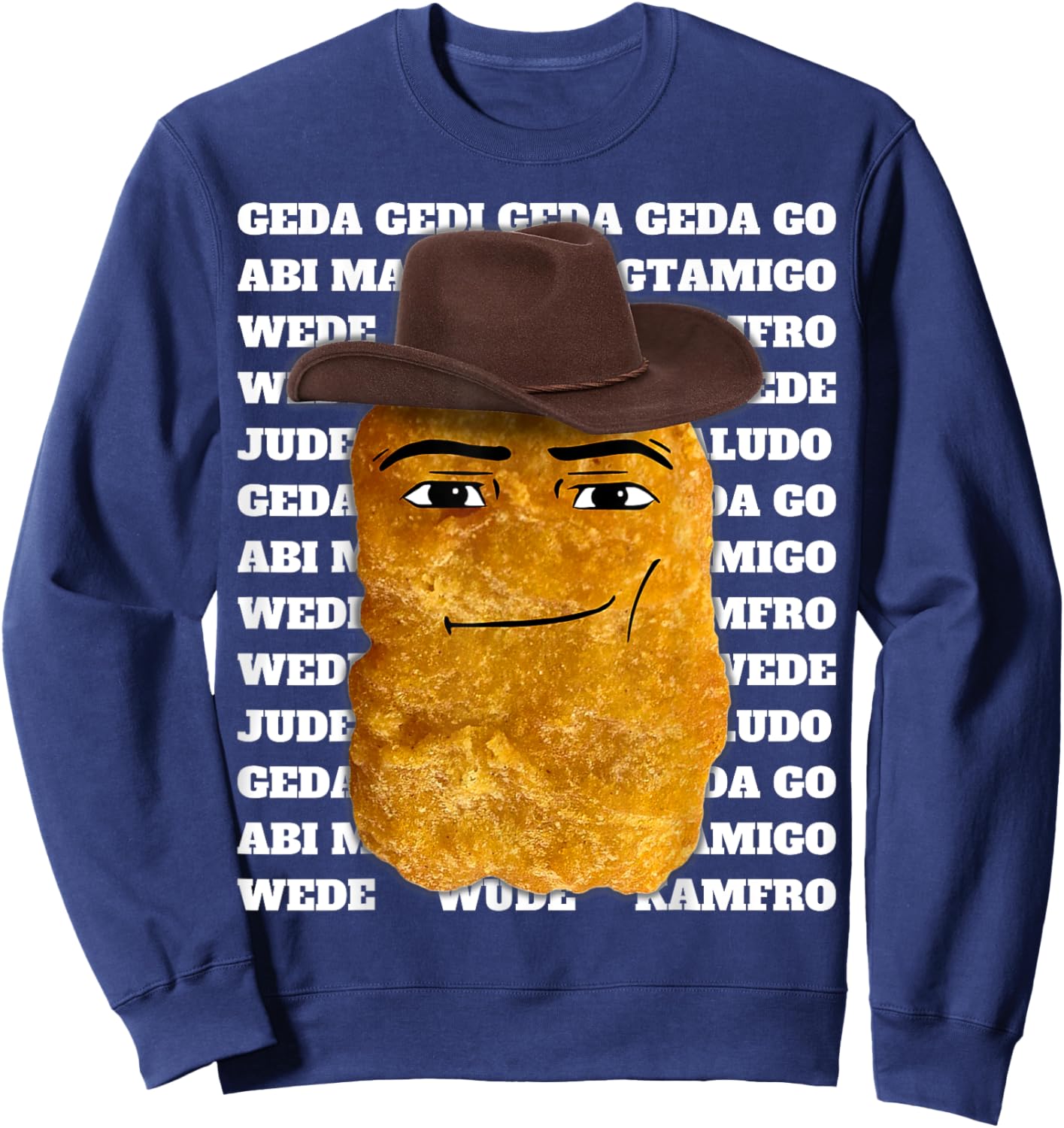 Cowboy Chicken Nugget Sweatshirt - Sweatshirt | Navy