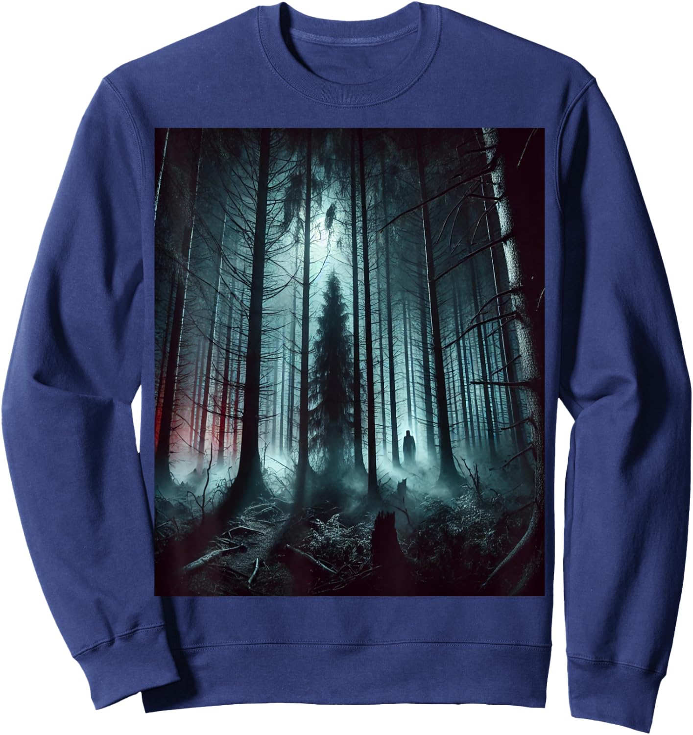Haunted Forest Sweatshirt - Sweatshirt | Navy