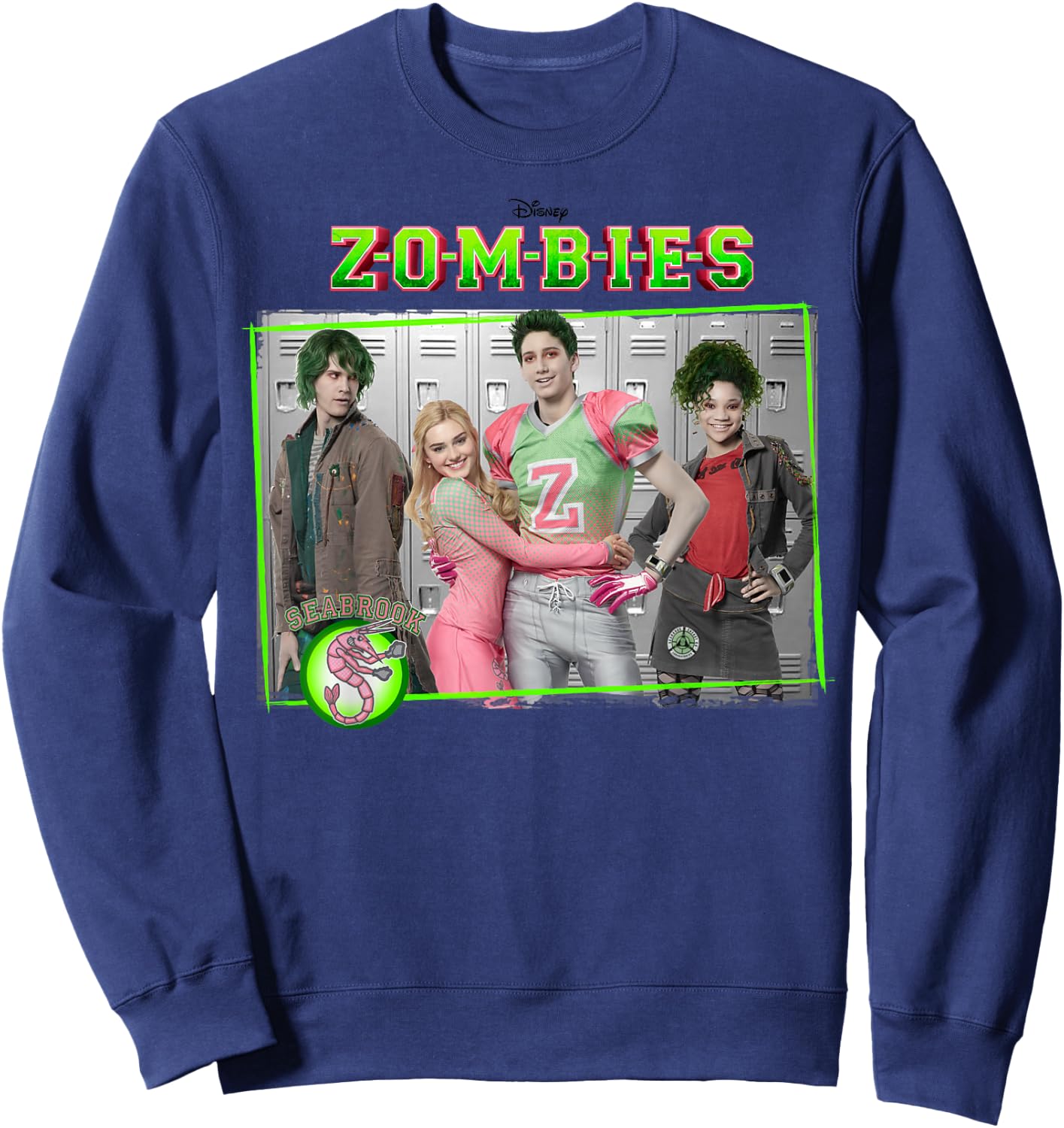 Zombies - Zed and Addison Sweatshirt - Sweatshirt | Navy