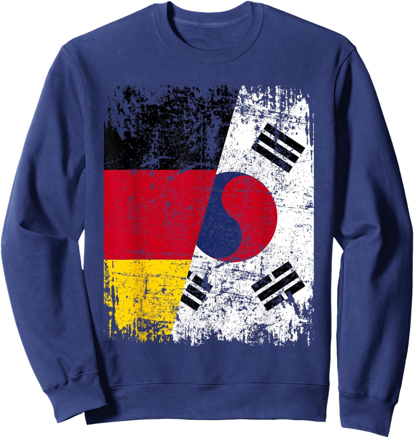 SÜDKOREA DEUTSCHLAND Flagge | Damen Herren Kinder | Südkorea Sweatshirt - Sweatshirt | Navy