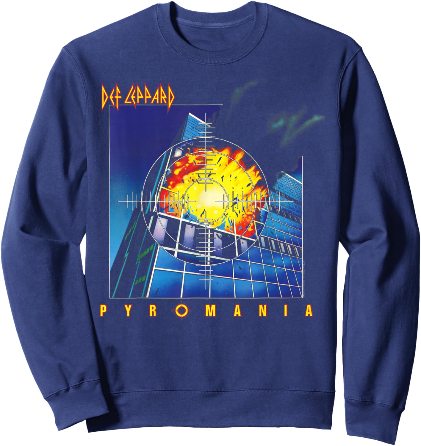 Def Leppard - Pyromania Sweatshirt - Sweatshirt | Navy