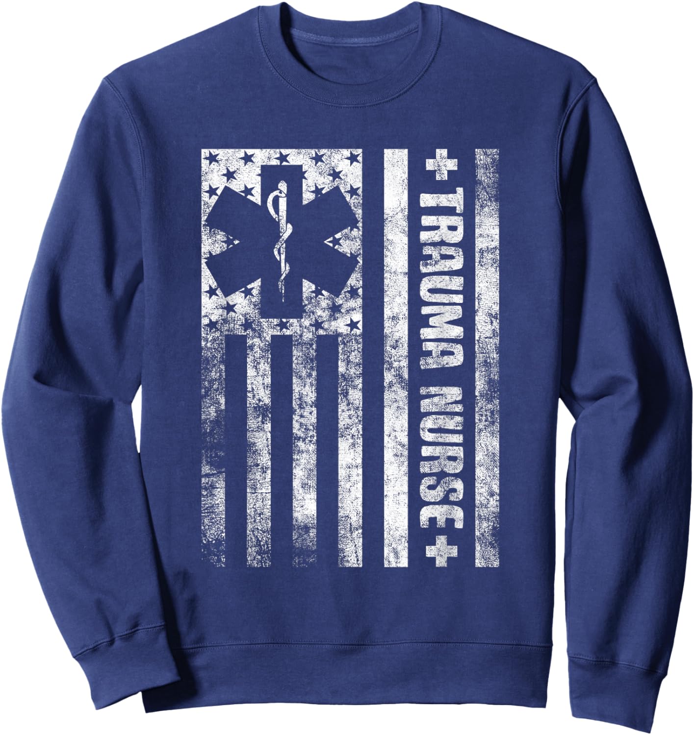 Emergency Department ICU Nurses Medical Care ER Trauma Nurse Sweatshirt - Sweatshirt | Navy
