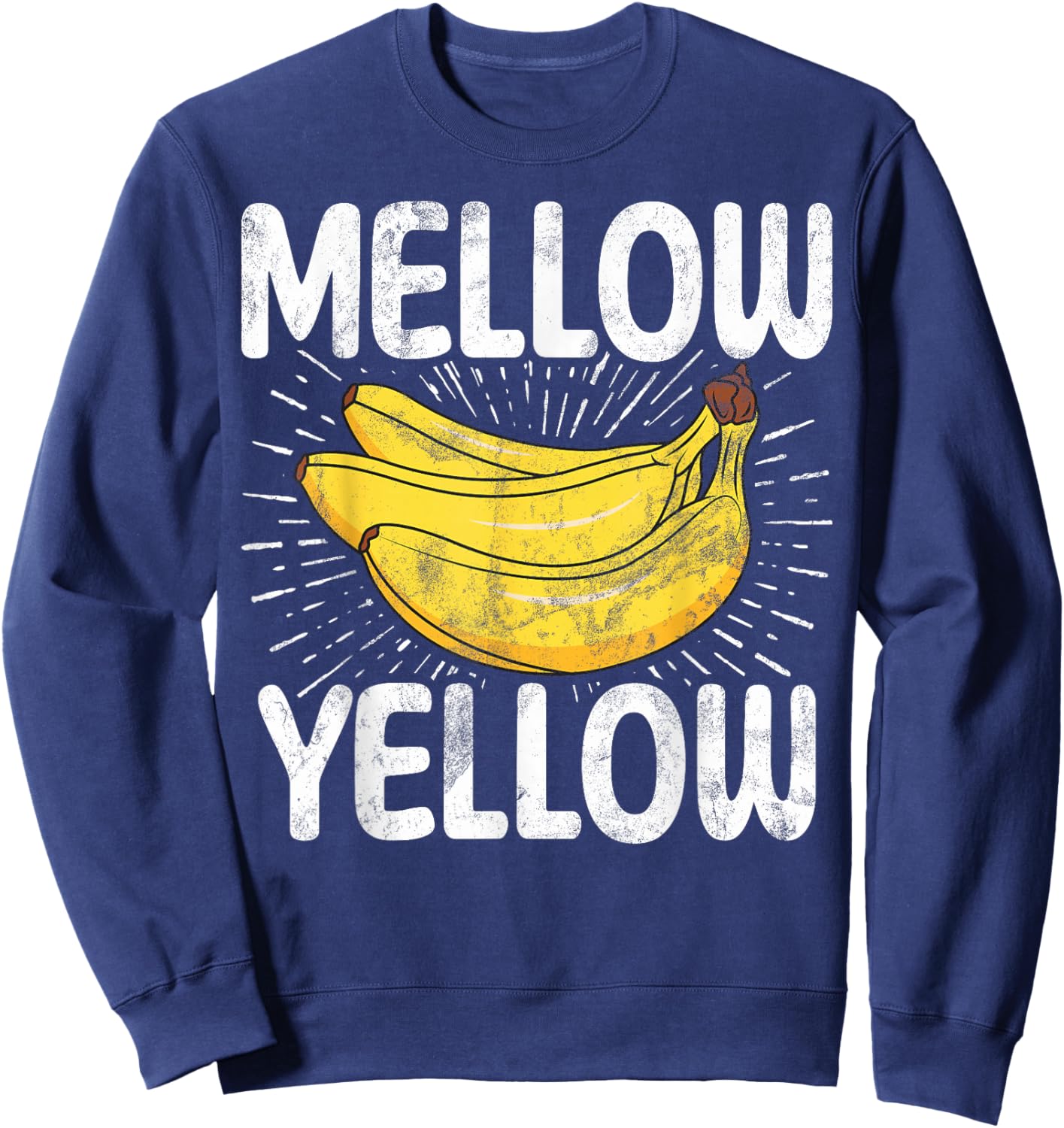 Mellow Yellow Banana Sweatshirt - Sweatshirt | Navy