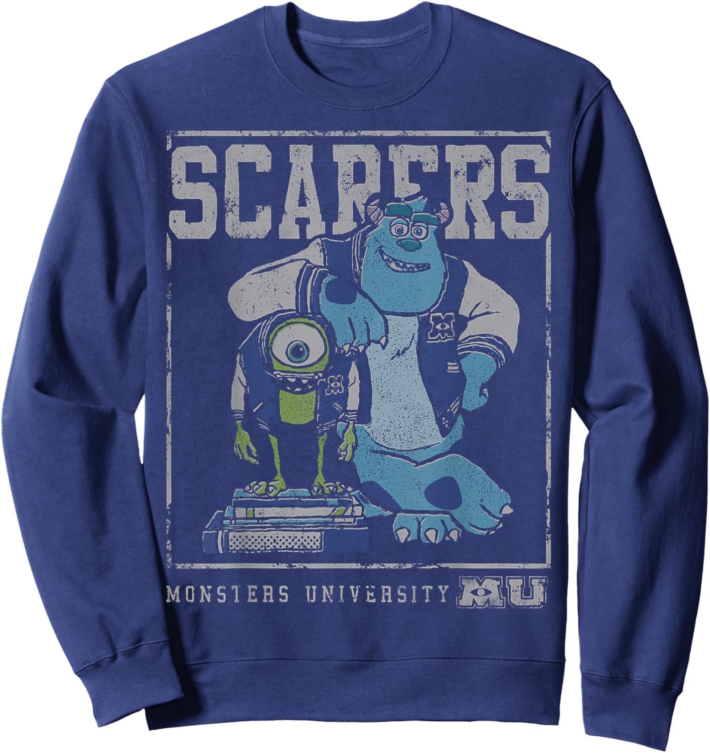 Disney Pixar Monsters University Mike And Sully Scarers Sweatshirt - Sweatshirt | Navy