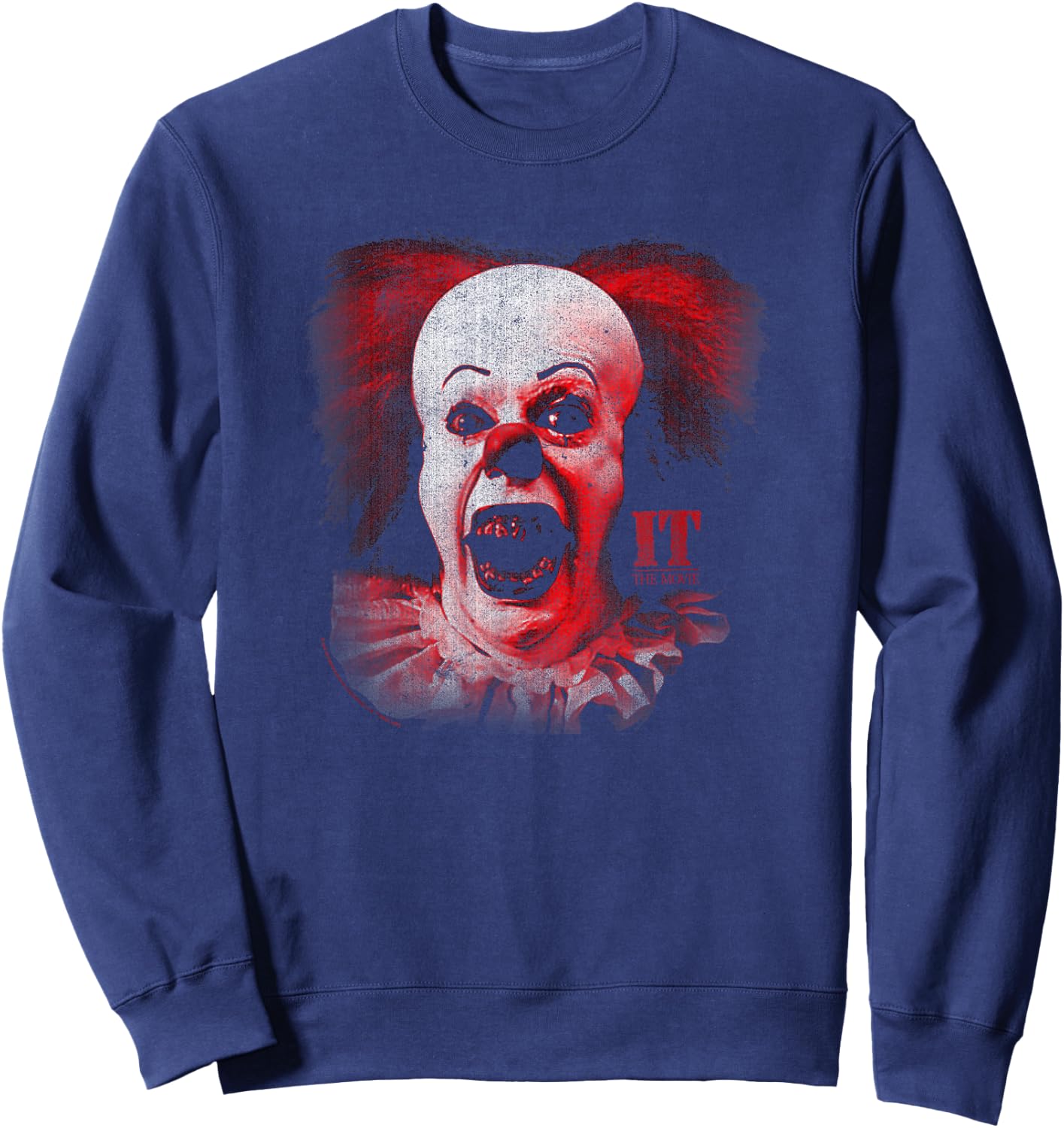 It Miniseries Pennywise Scream Sweatshirt - Sweatshirt | Navy